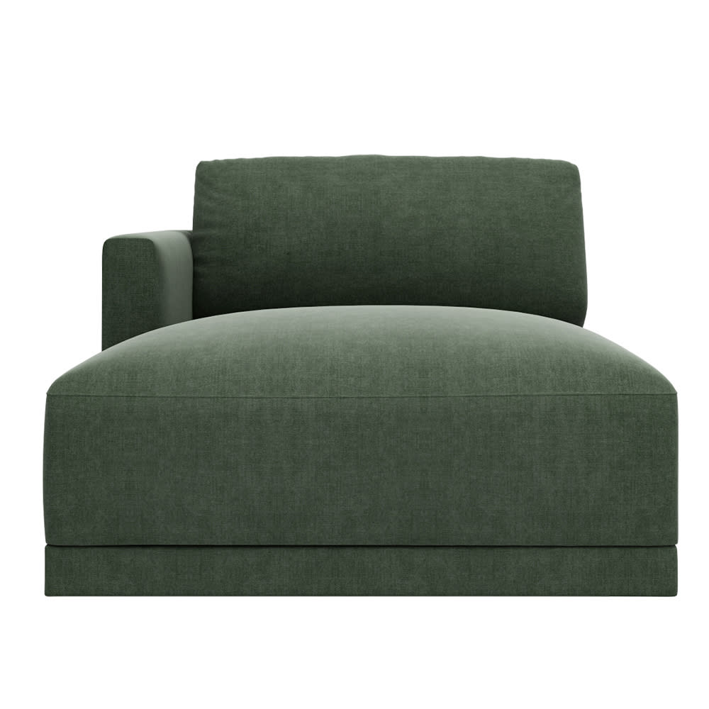 Haven Muse Forest Left Arm Facing Chaise Module color Muse Forest