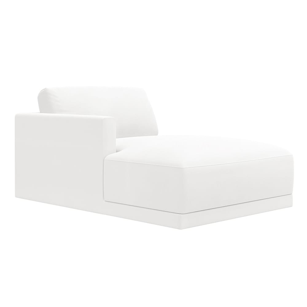 Haven Muse Frost Left Arm Facing Chaise Module color Muse Frost