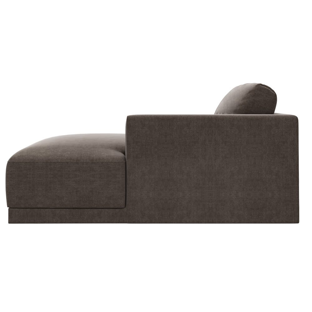 Haven Muse Mink Right Arm Facing Chaise Module color Muse Mink