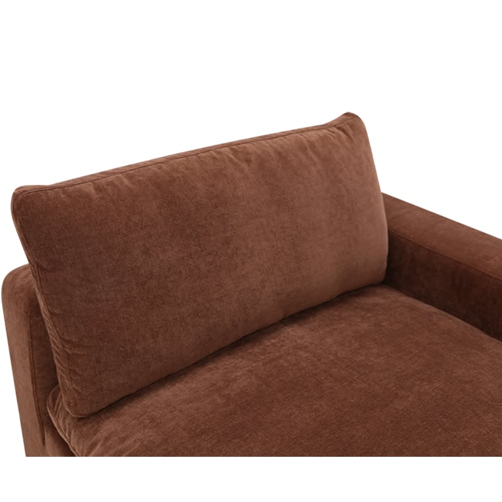 Cloud Deep Chaise Right Module Muse Rust color Muse Rust