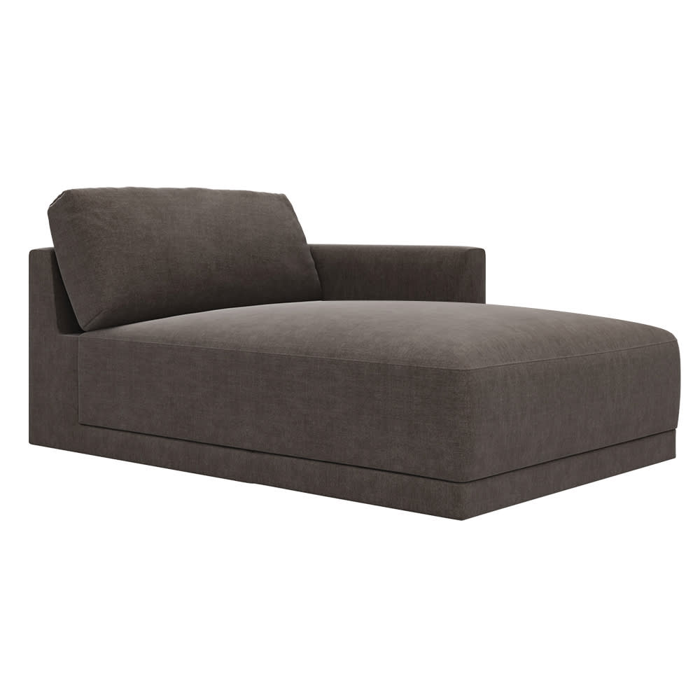 Haven Muse Mink Right Arm Facing Chaise Module color Muse Mink