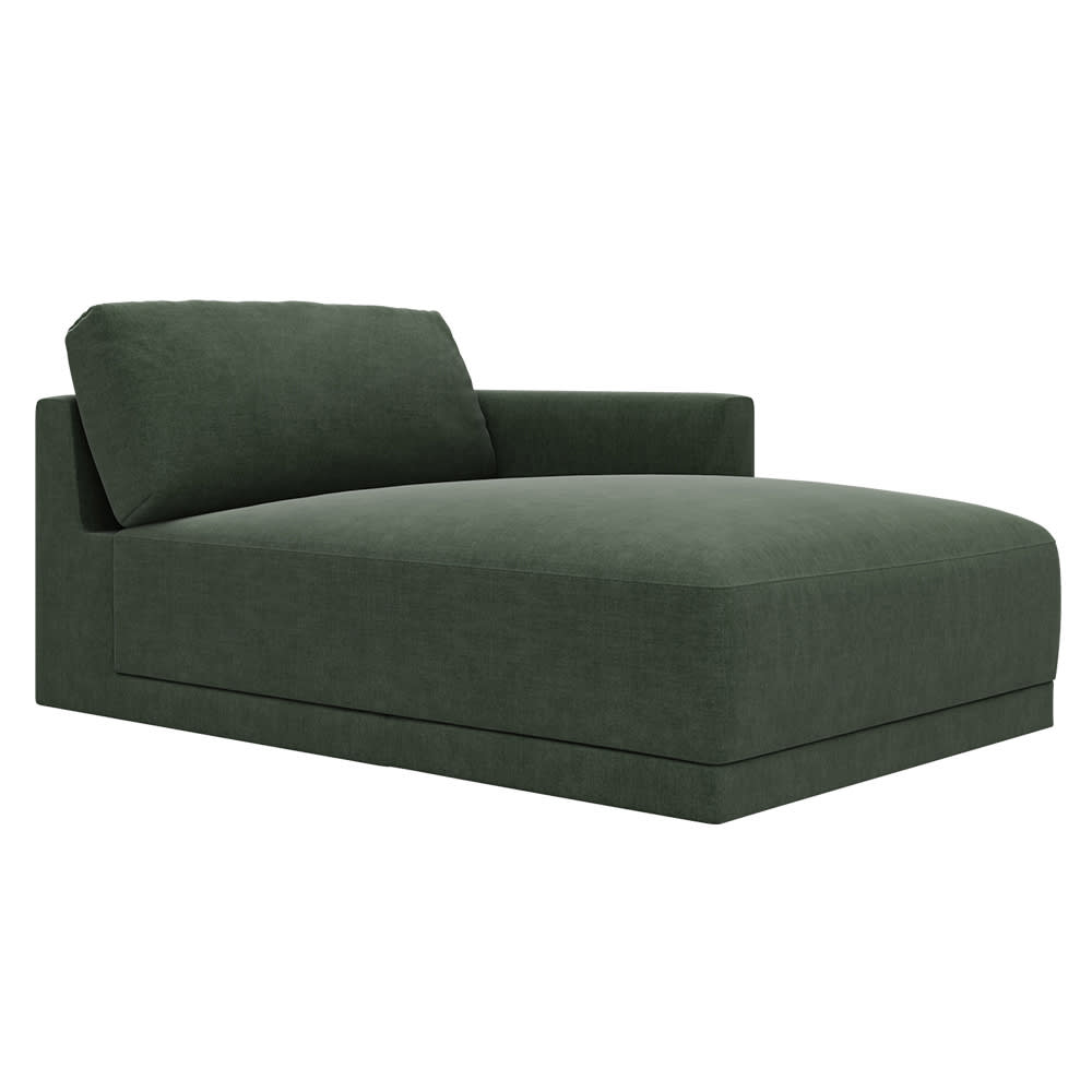 Haven Muse Forest Right Arm Facing Chaise Module color Muse Forest