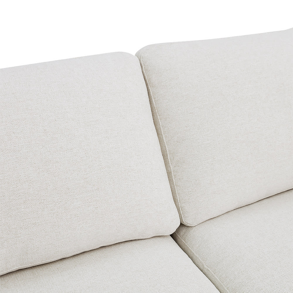 Hayes California Ivory Chaise Sofa - 3 Seater color California Ivory