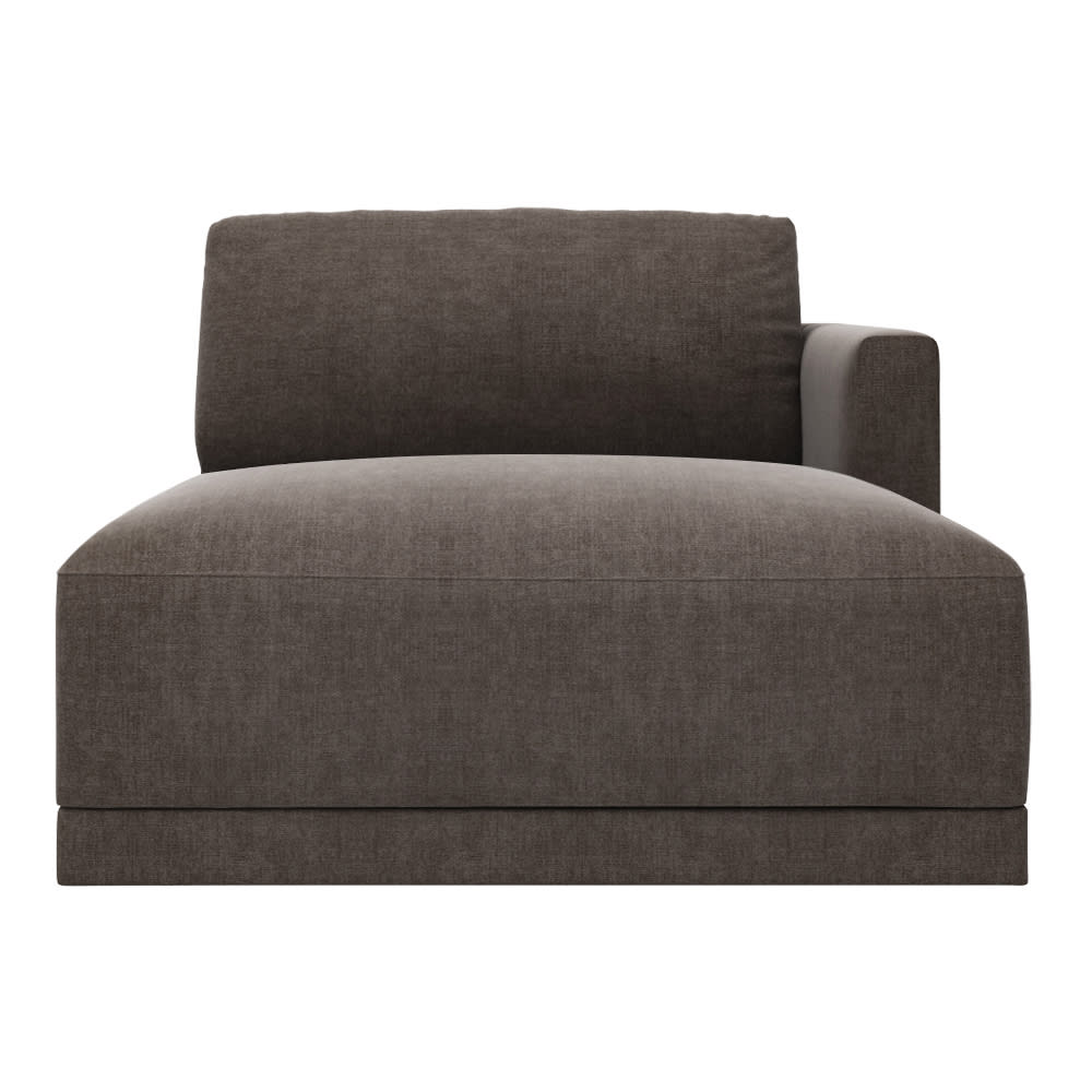 Haven Muse Mink Right Arm Facing Chaise Module color Muse Mink