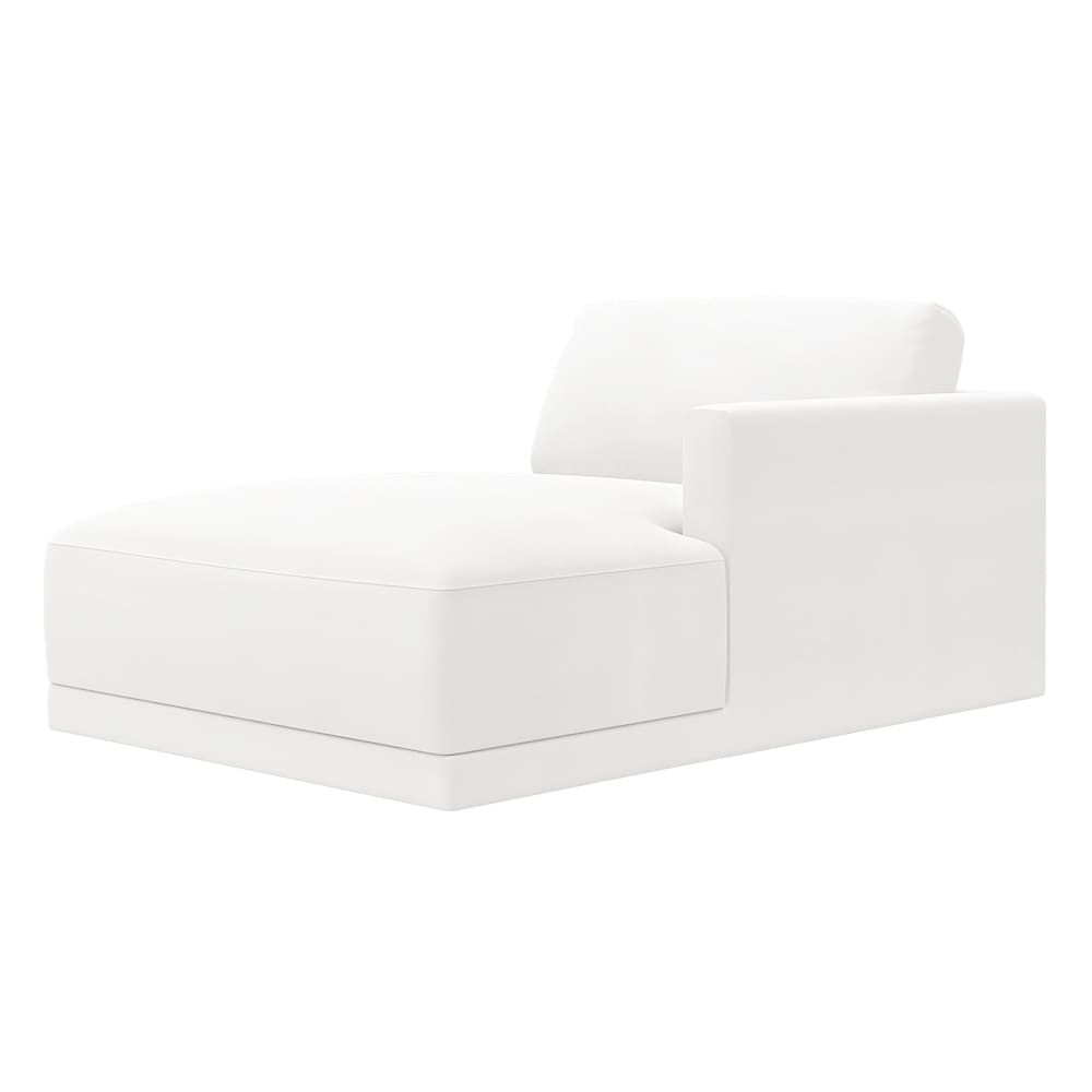 Haven Muse Frost Right Arm Facing Chaise Module color Muse Frost