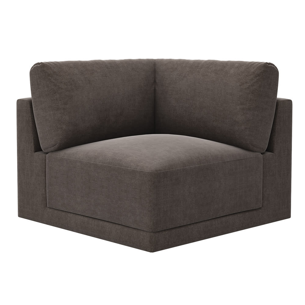 Haven Muse Mink Corner Sofa Chair Module color Muse Mink