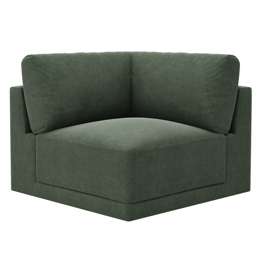 Haven Muse Forest Corner Sofa Chair Module color Muse Forest