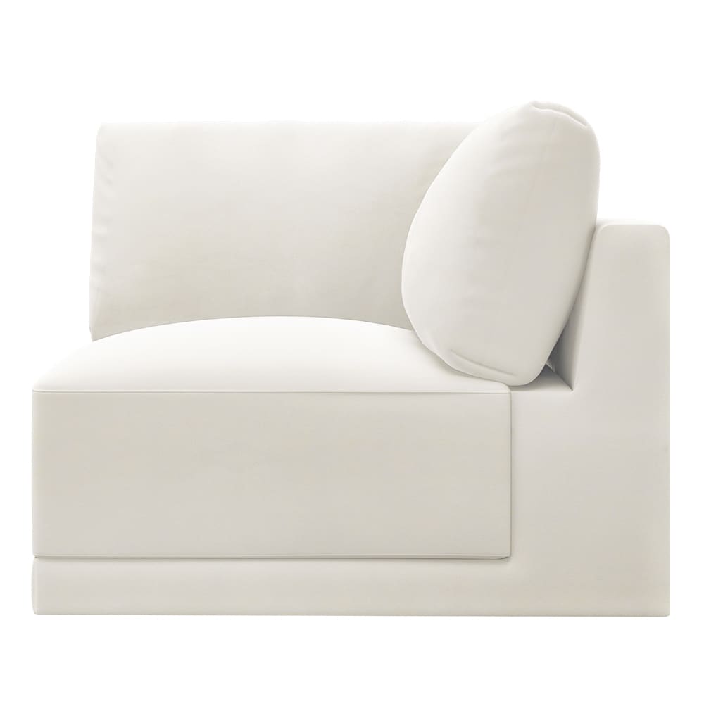 Haven Muse Flax Corner Sofa Chair Module color Muse Flax