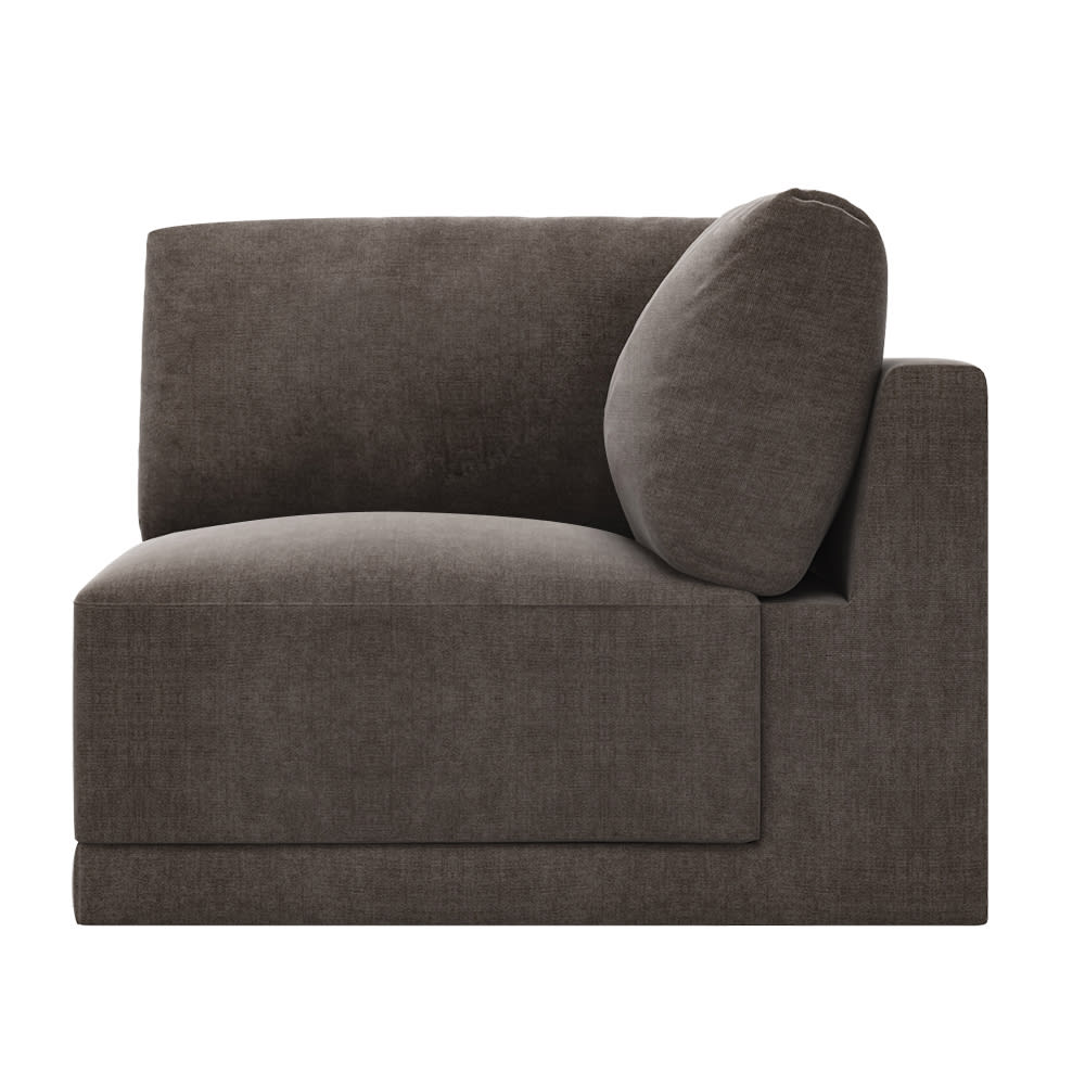 Haven Muse Mink Corner Sofa Chair Module color Muse Mink