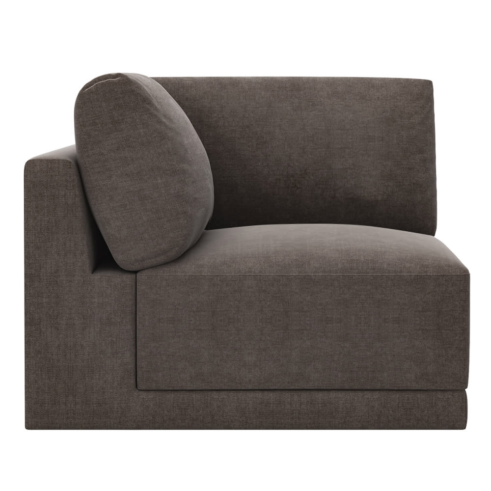 Haven Muse Mink Corner Sofa Chair Module color Muse Mink