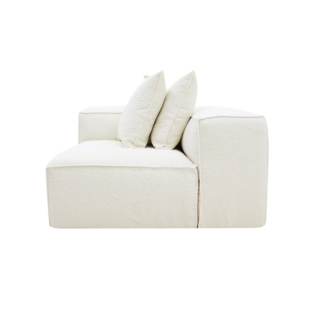Riley Boucle Ivory Module Corner color Boucle Ivory