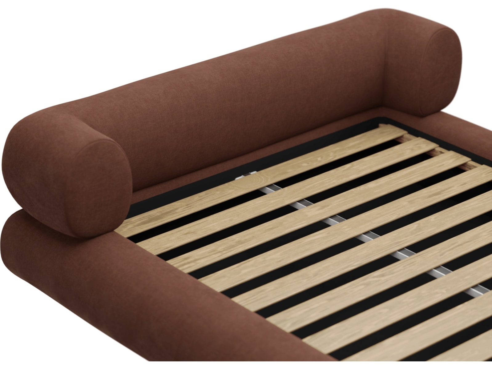 Frankie Bed Muse Rust color Muse Rust