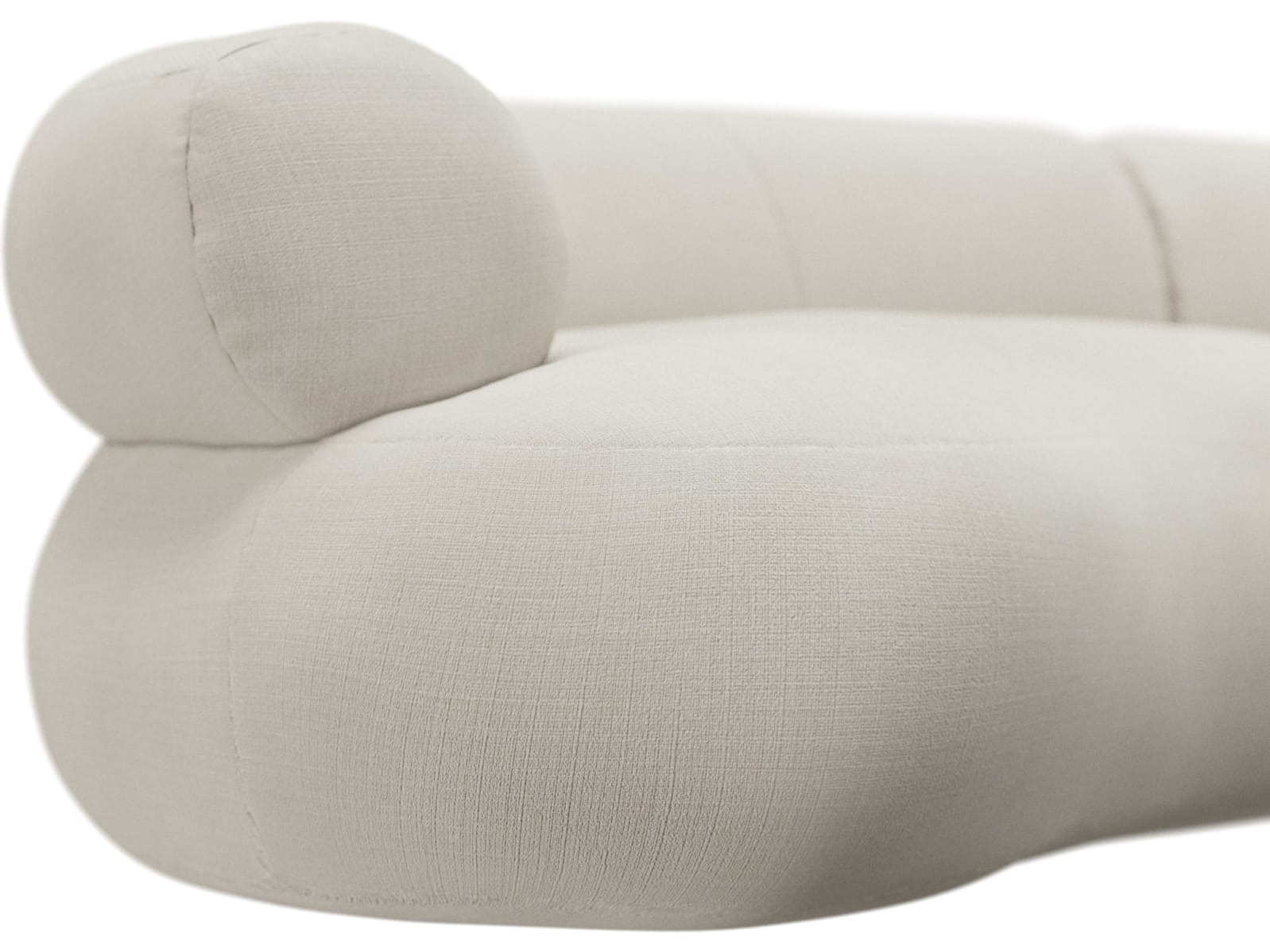Colette Toorak Pearl Sofa - 3 Seater color Toorak Pearl