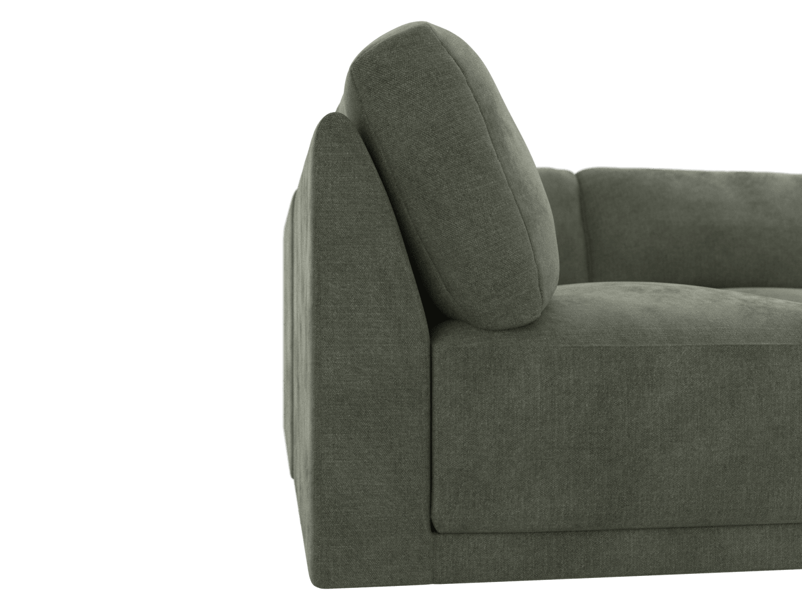 Emily Modular Sofa Tribute Dark Jade - 4 Piece color Tribute Dark Jade