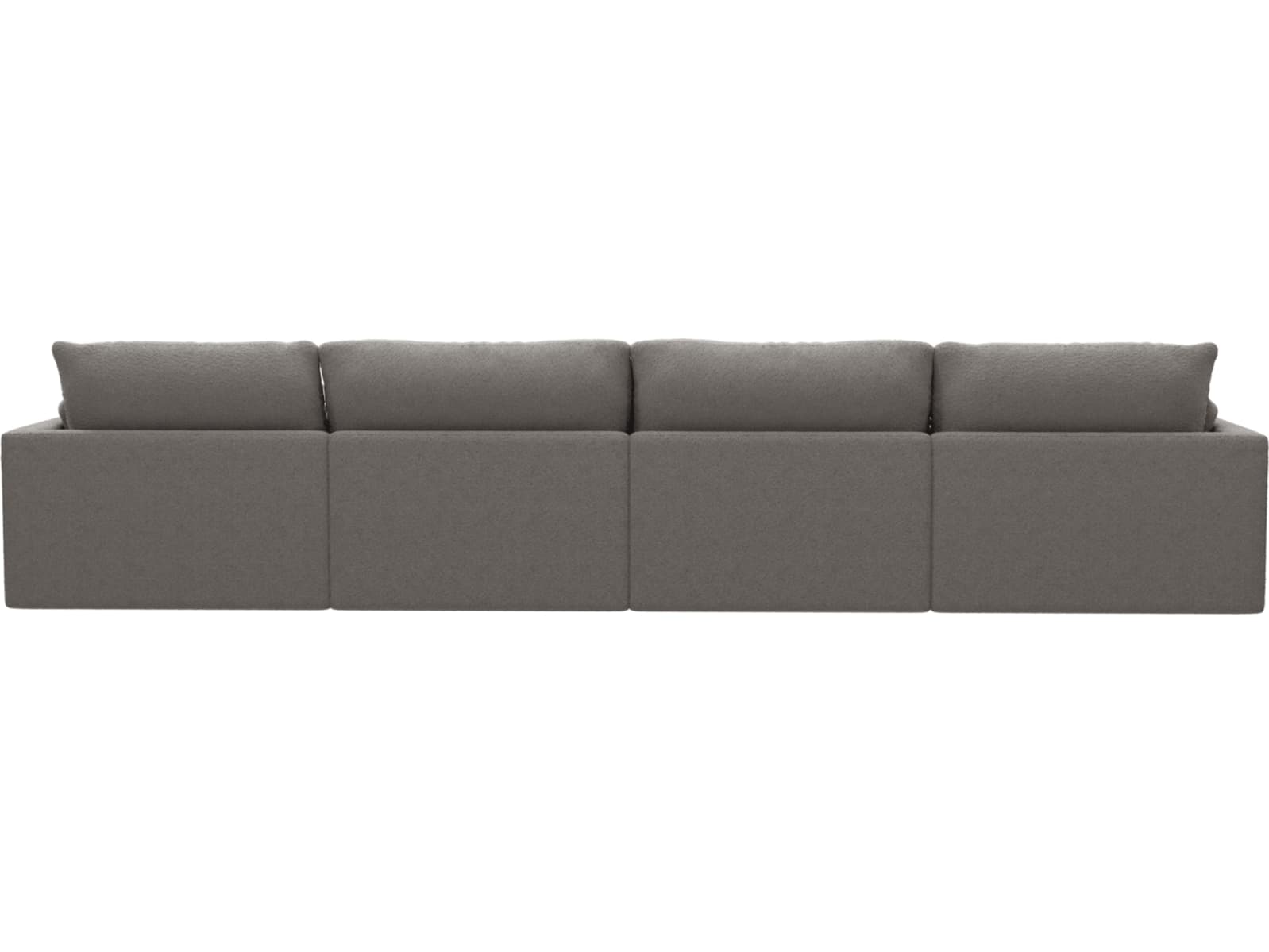 Willow Boucle Pumice Modular Sofa - 4 Seater color Boucle Pumice