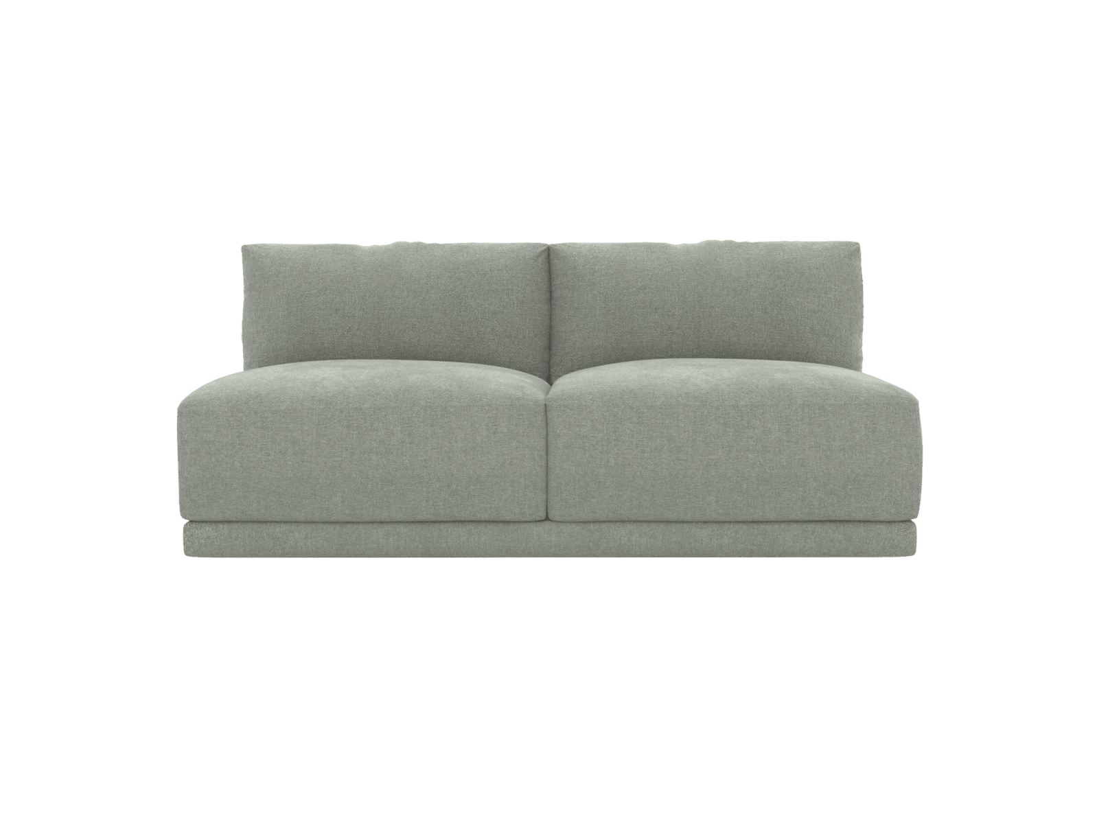 Haven Avon Sage 2 Seater Armless Sofa Module color Avon Sage