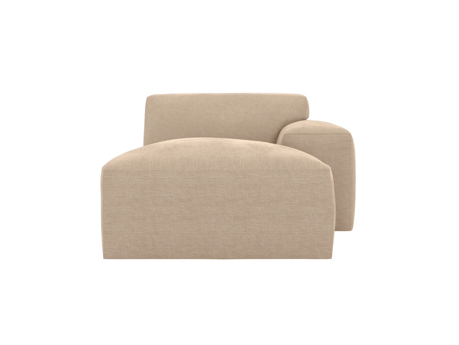 Copenhagen Muse Driftwood Right Arm Facing Chaise Module color Muse Driftwood