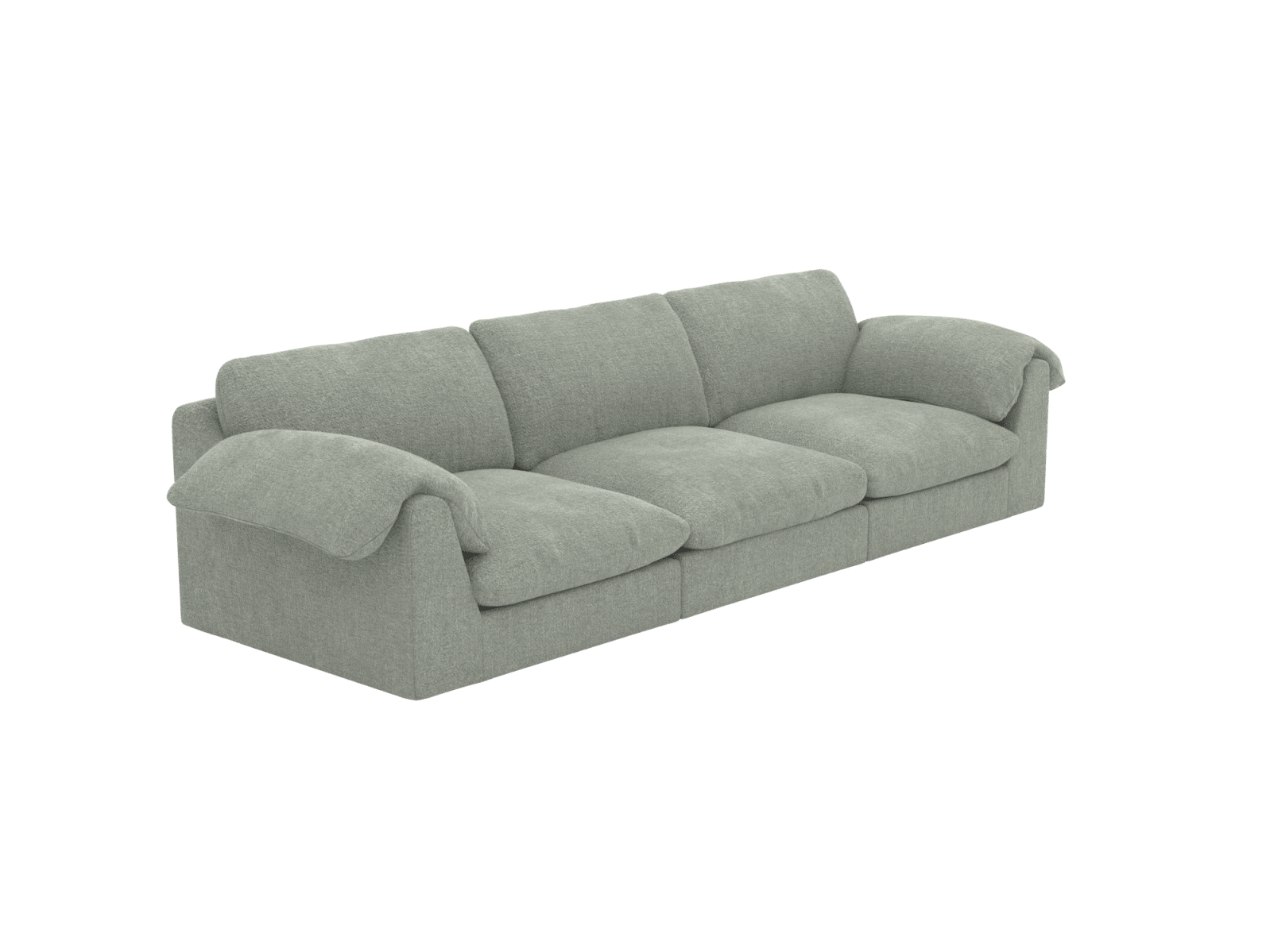 Ludlow Avon Sage Sofa - 3 Seater color Avon Sage