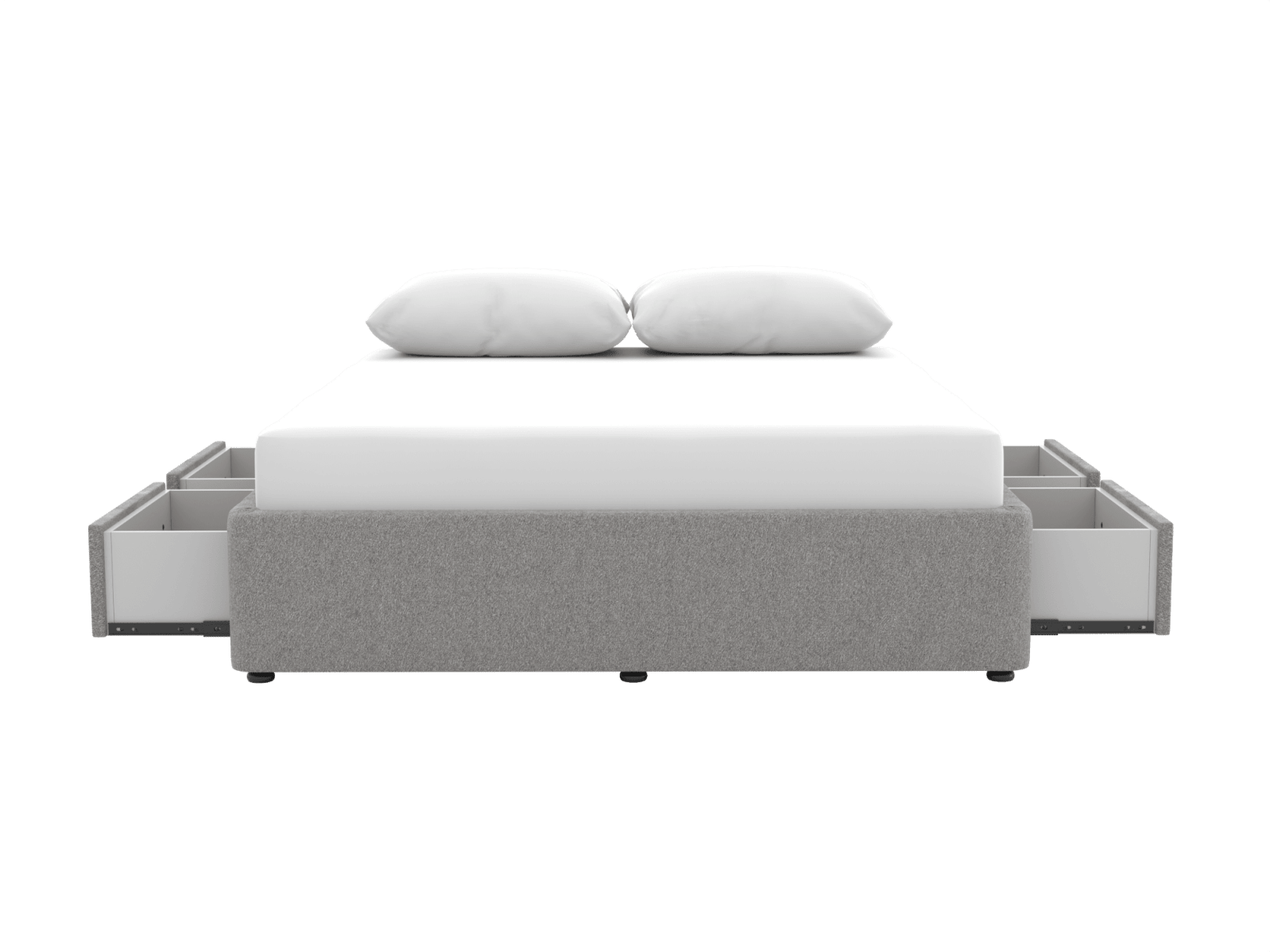 Zenith Storage Drawer Bed Base Toorak Pebble color Toorak Pebble