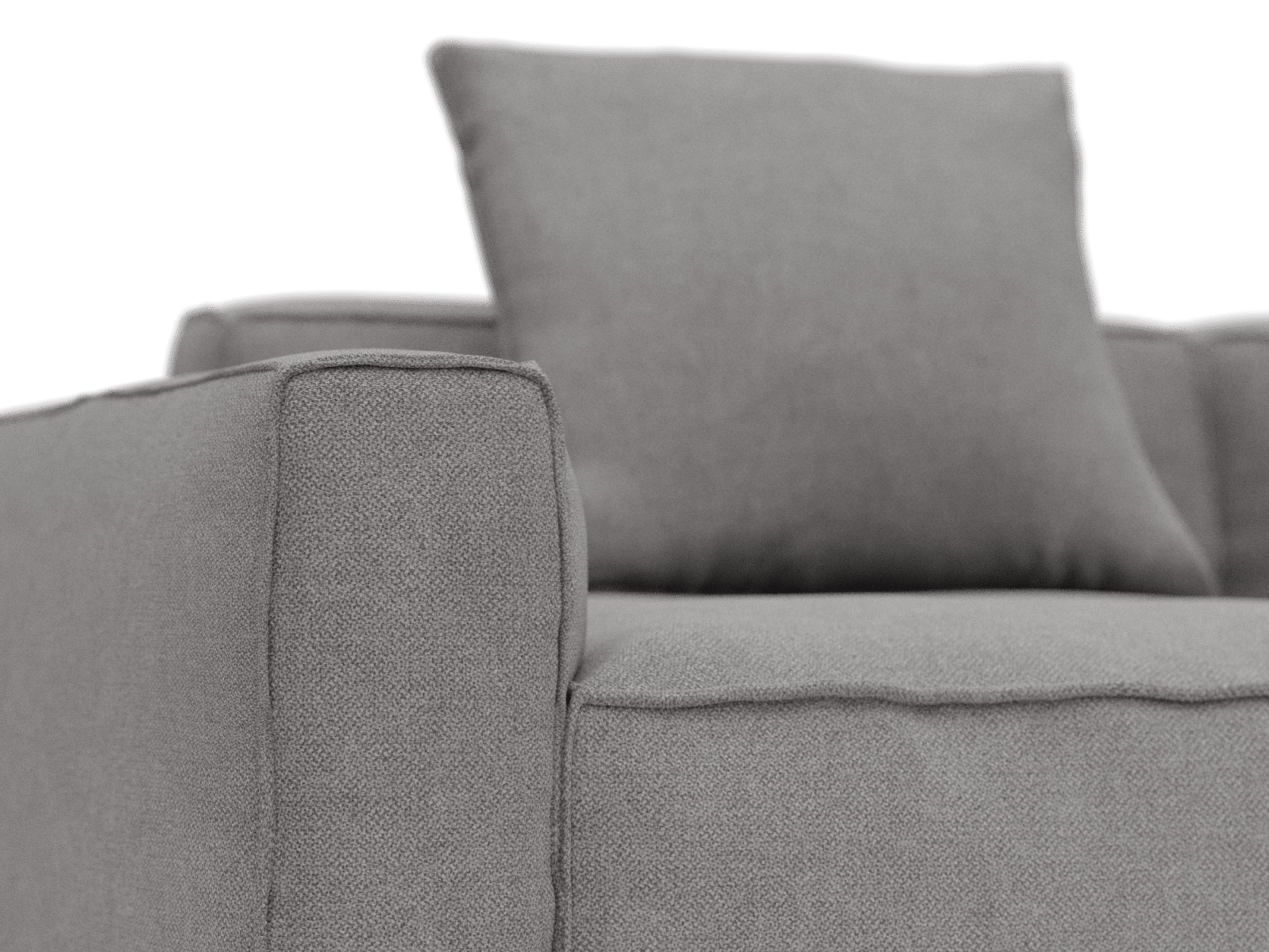 Riley Apt California Slate Sofa - 3 Seater color California Slate