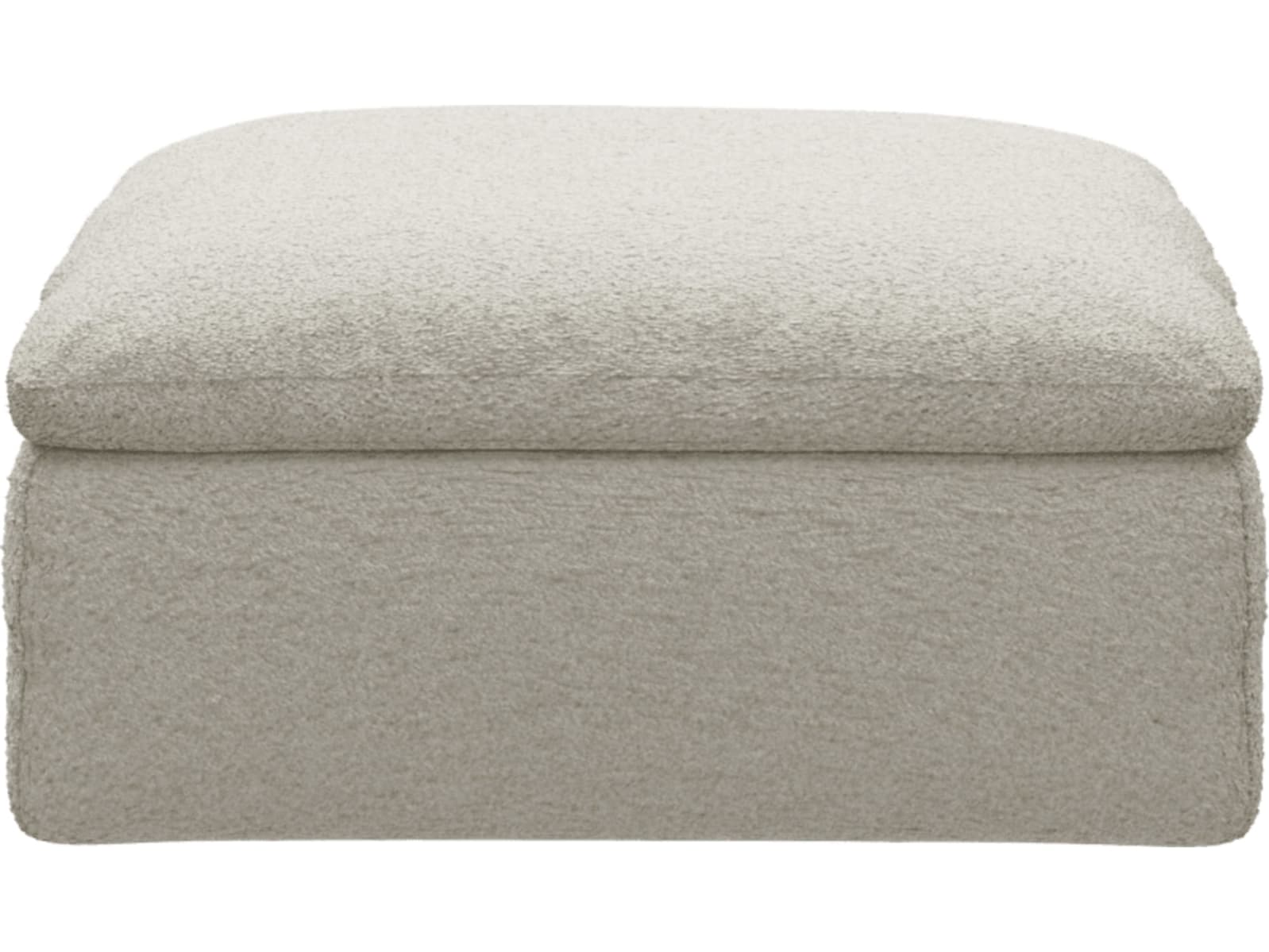 Cloud Ottoman Boucle Ivory color Boucle Ivory
