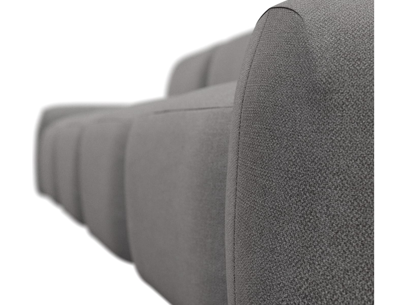 Beckett California Slate Modular Sofa - 4 Seater color California Slate