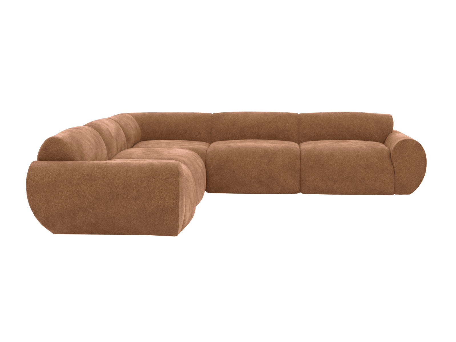 Malmo Tribute Chestnut Corner Sofa - 5 Seater color Tribute Chestnut