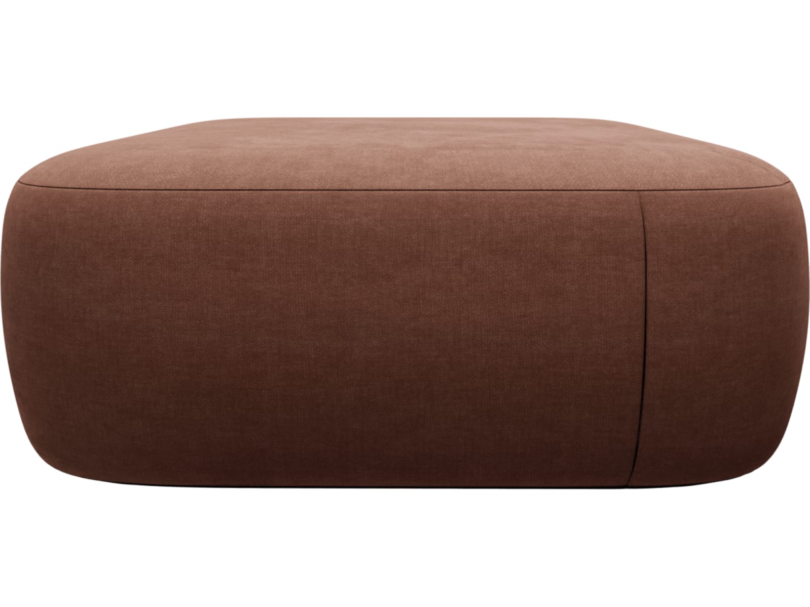 Beckett Muse Rust Sofa Module Ottoman color Muse Rust