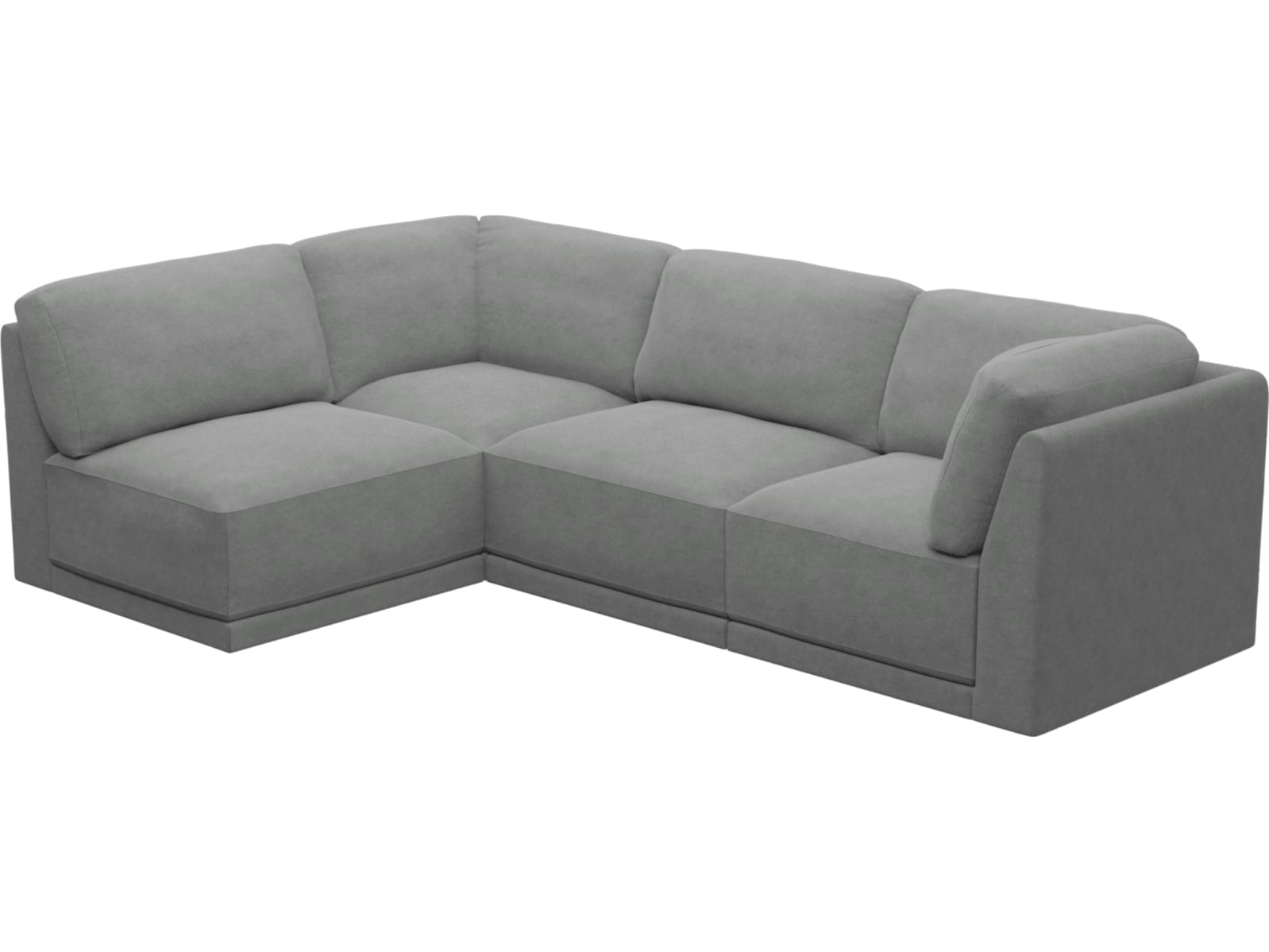 Emily Modular Sofa Maya Flint - 4 Piece color Maya Flint