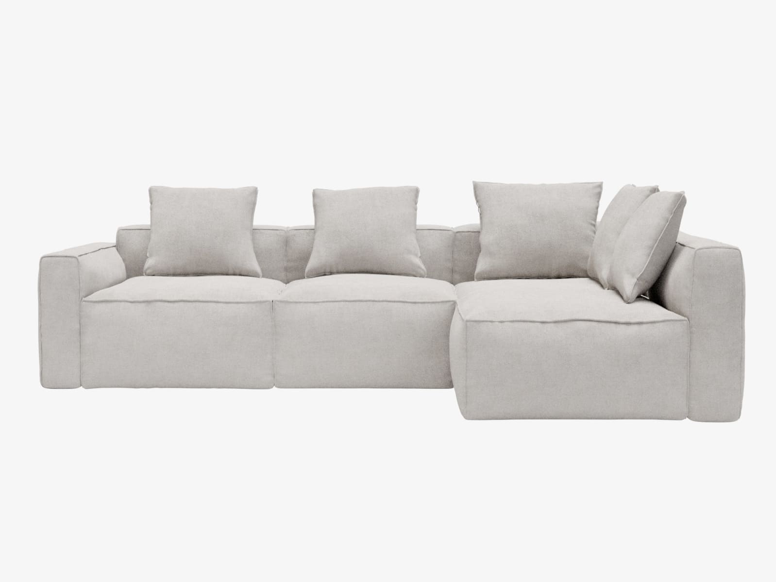Riley Apt Avon Mineral Corner Sofa - 4 Seater RAF Terminal color Avon Mineral