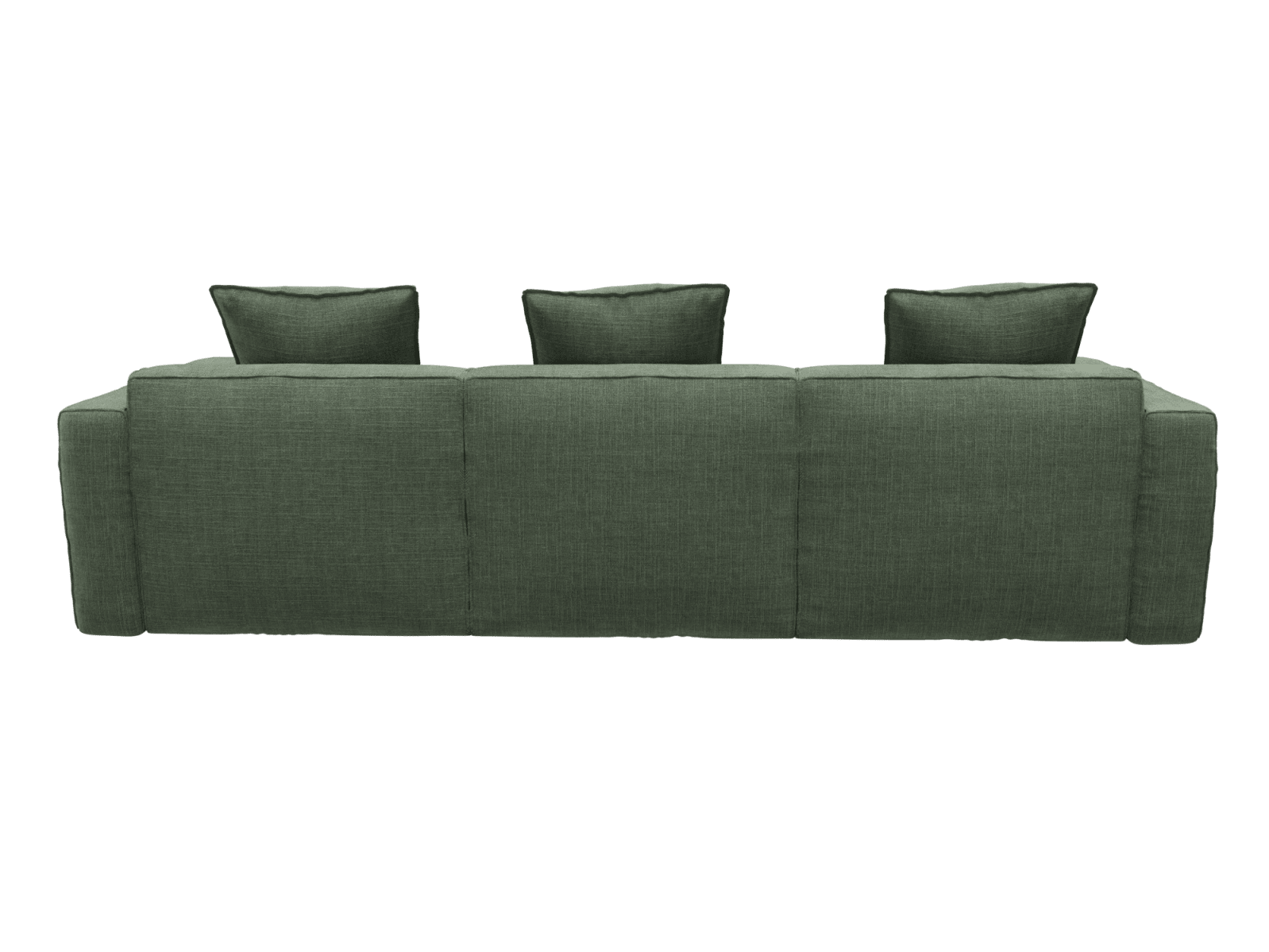 Riley Apt Tribute Dark Jade Sofa - 3 Seater Chaise color Tribute Dark Jade