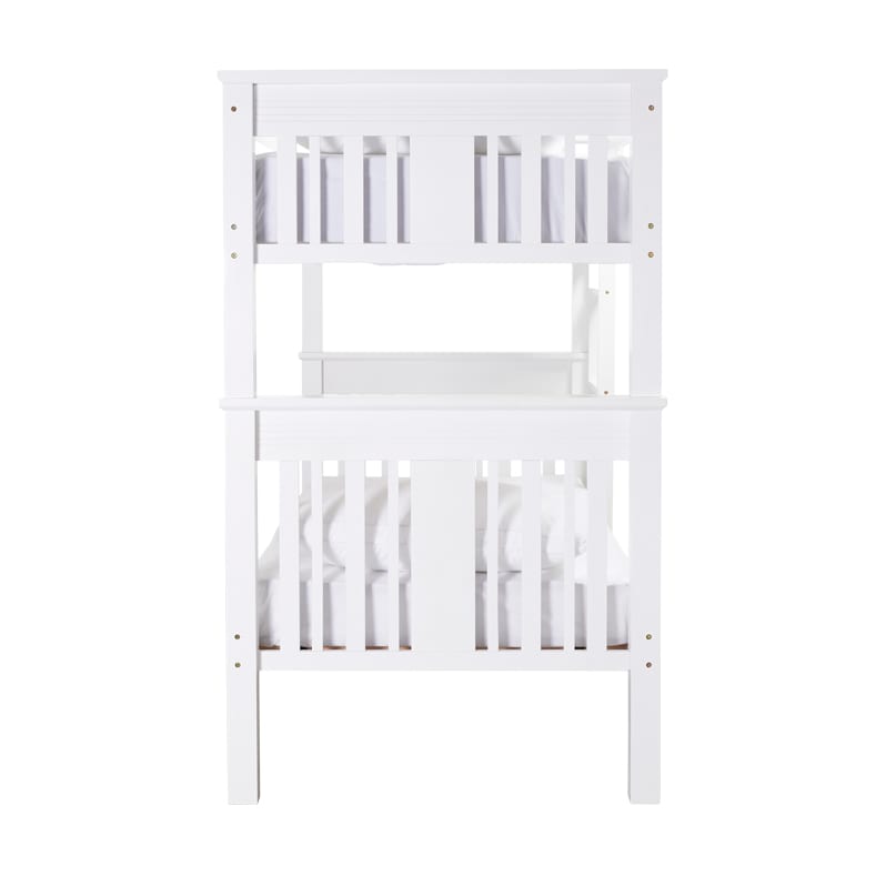 Bailey Bunk White Single / Single color White