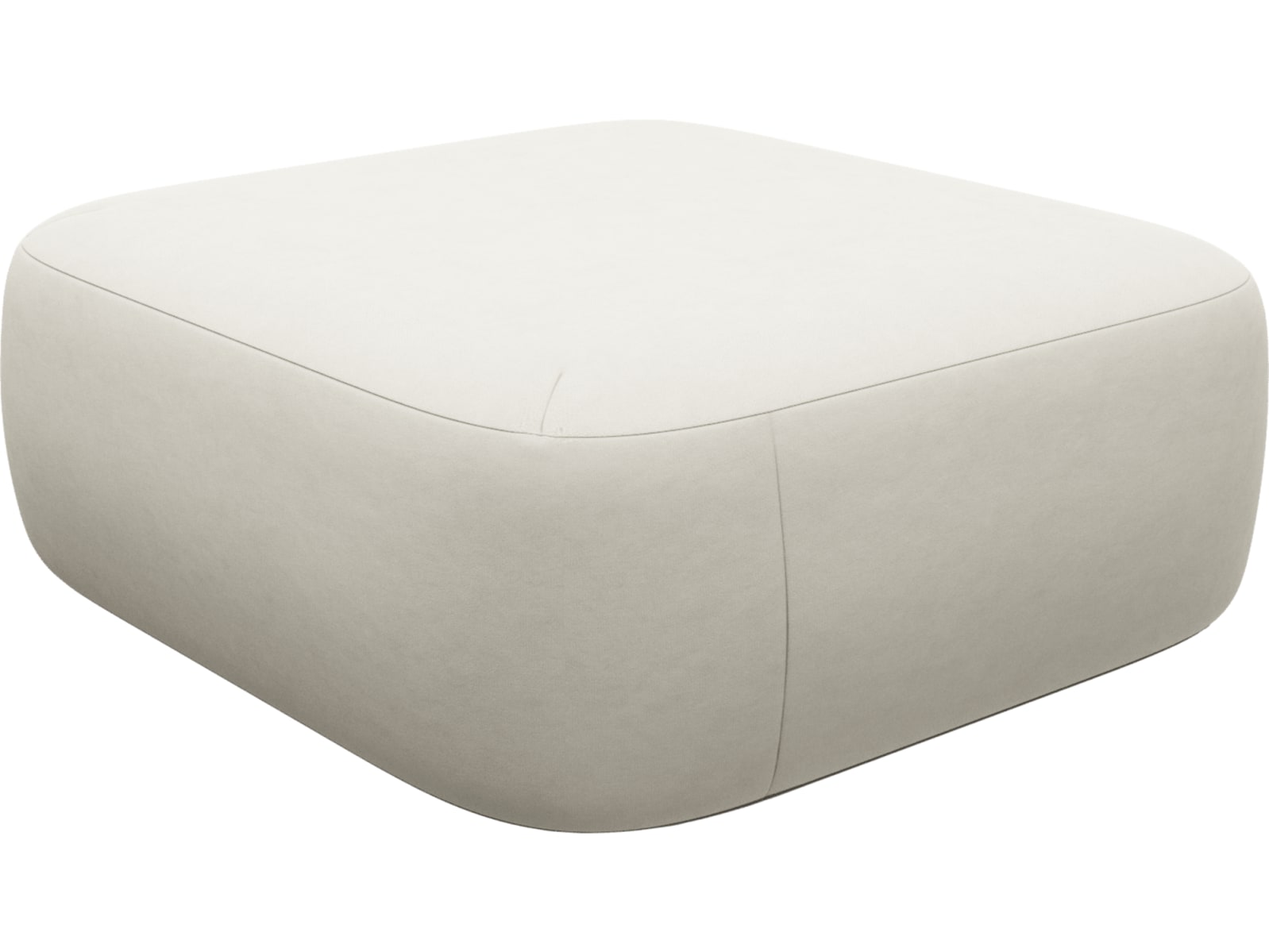 Beckett Muse Flax Sofa Module Ottoman color Muse Flax
