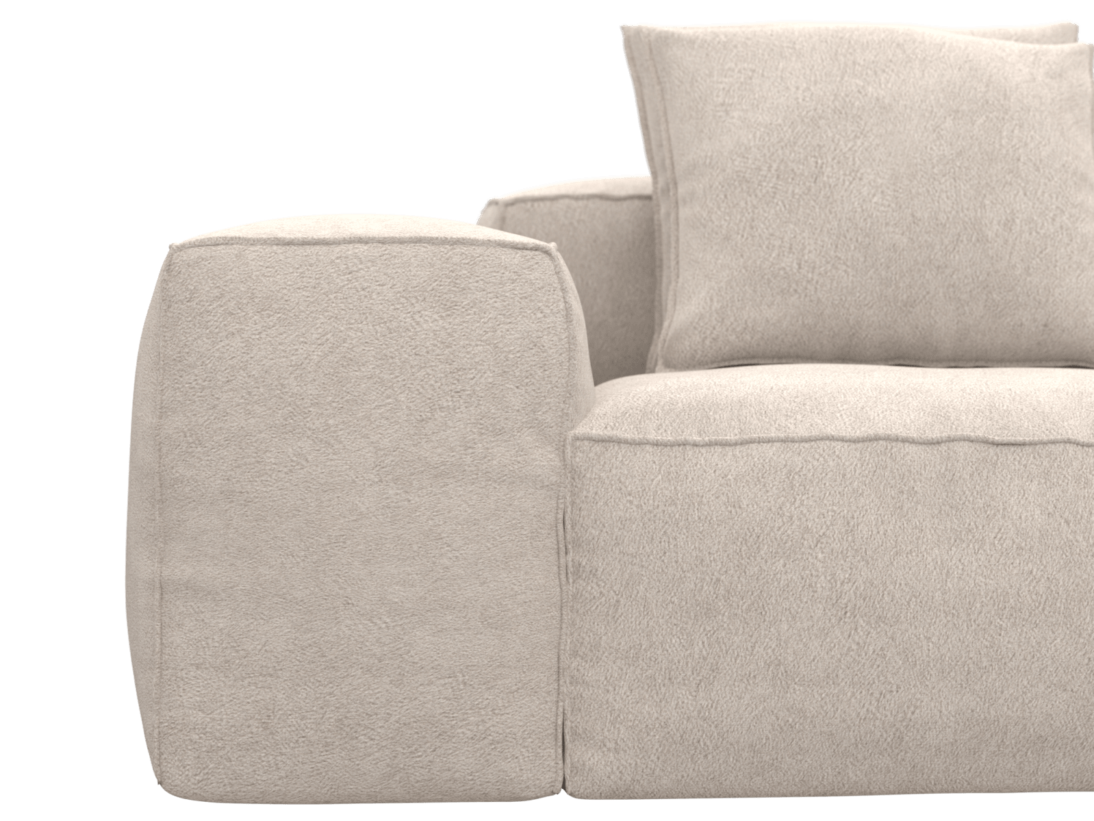Riley Noa Desert 6 Seater Terminal Right Modular Sofa color Noa Desert