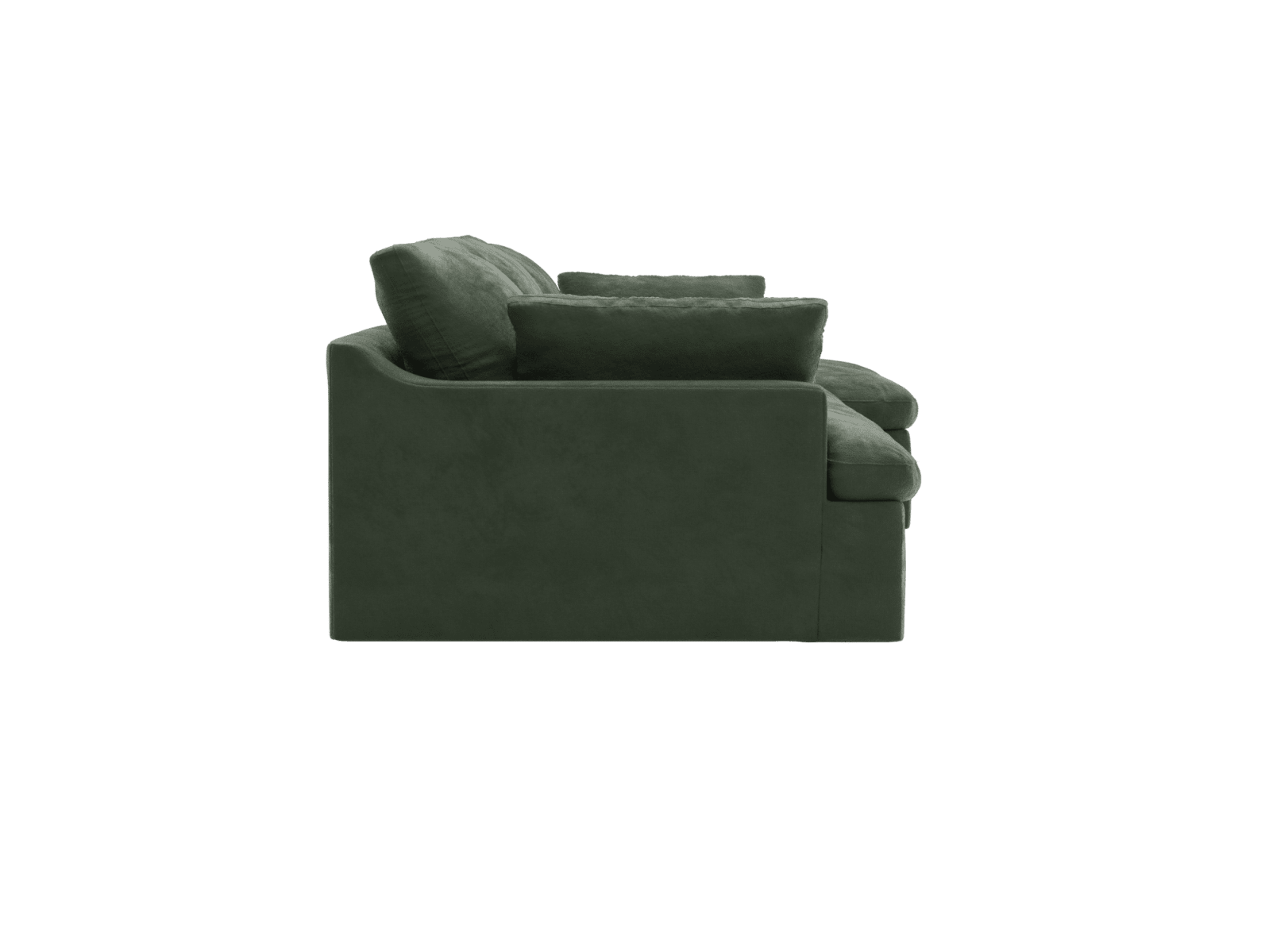 Retreat Muse Forest Chaise Sofa - 3 Seater color Muse Forest