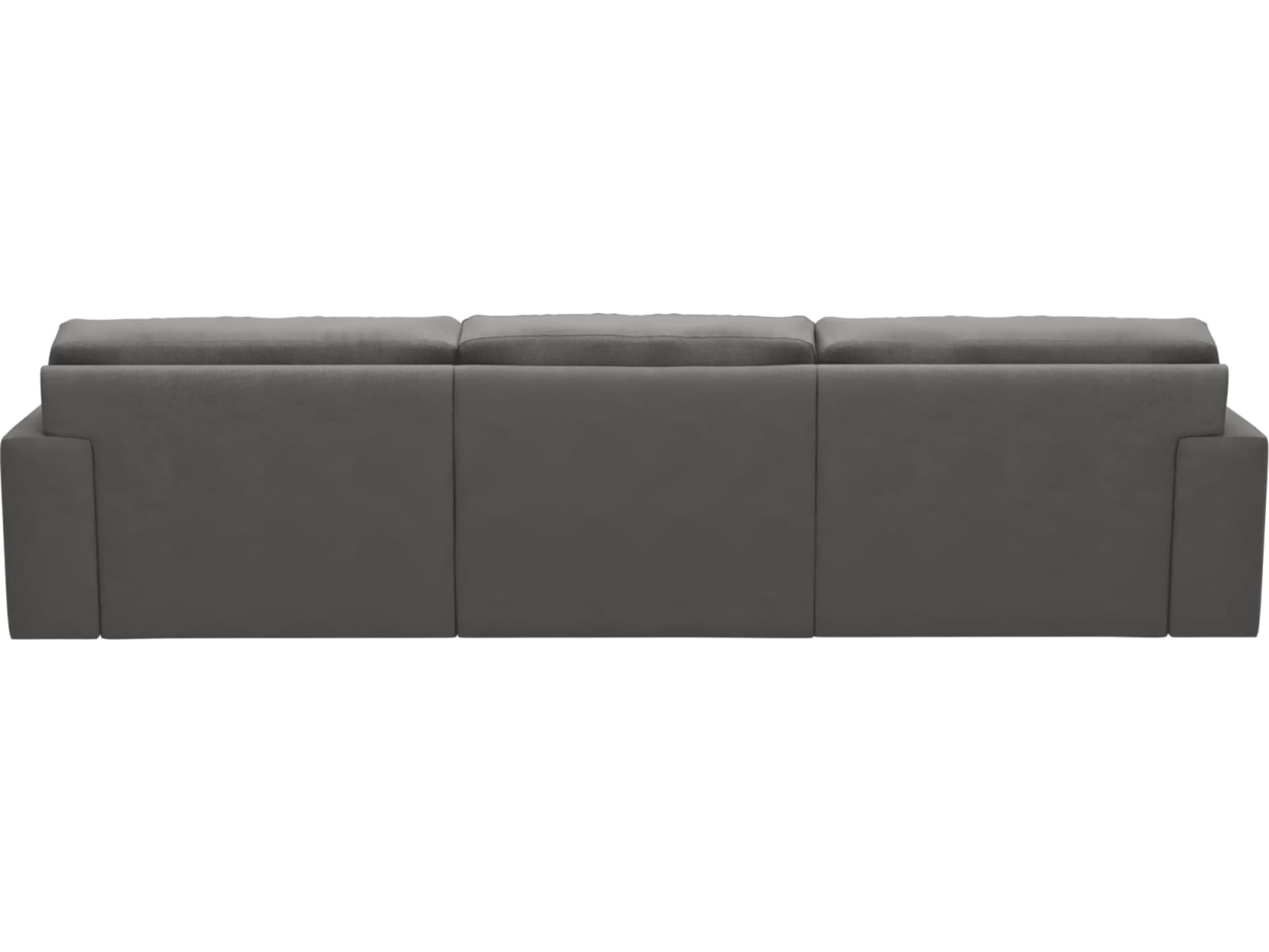 Monica California Slate Chaise Sofa - 3 Seater color California Slate