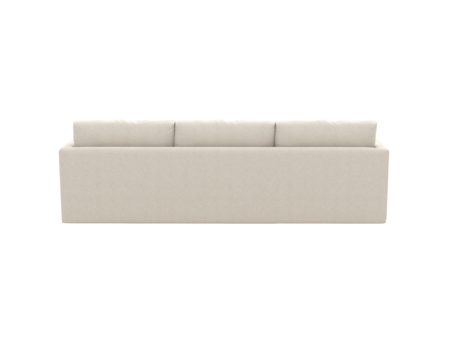 Haven Muse Flax 3 Seater Chaise Sofa color Muse Flax