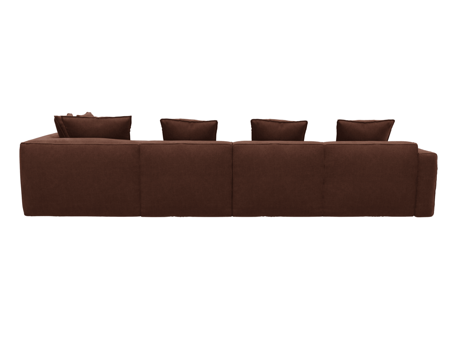 Riley Apt Muse Rust Sofa - 6 Seater RAF Terminal color Muse Rust