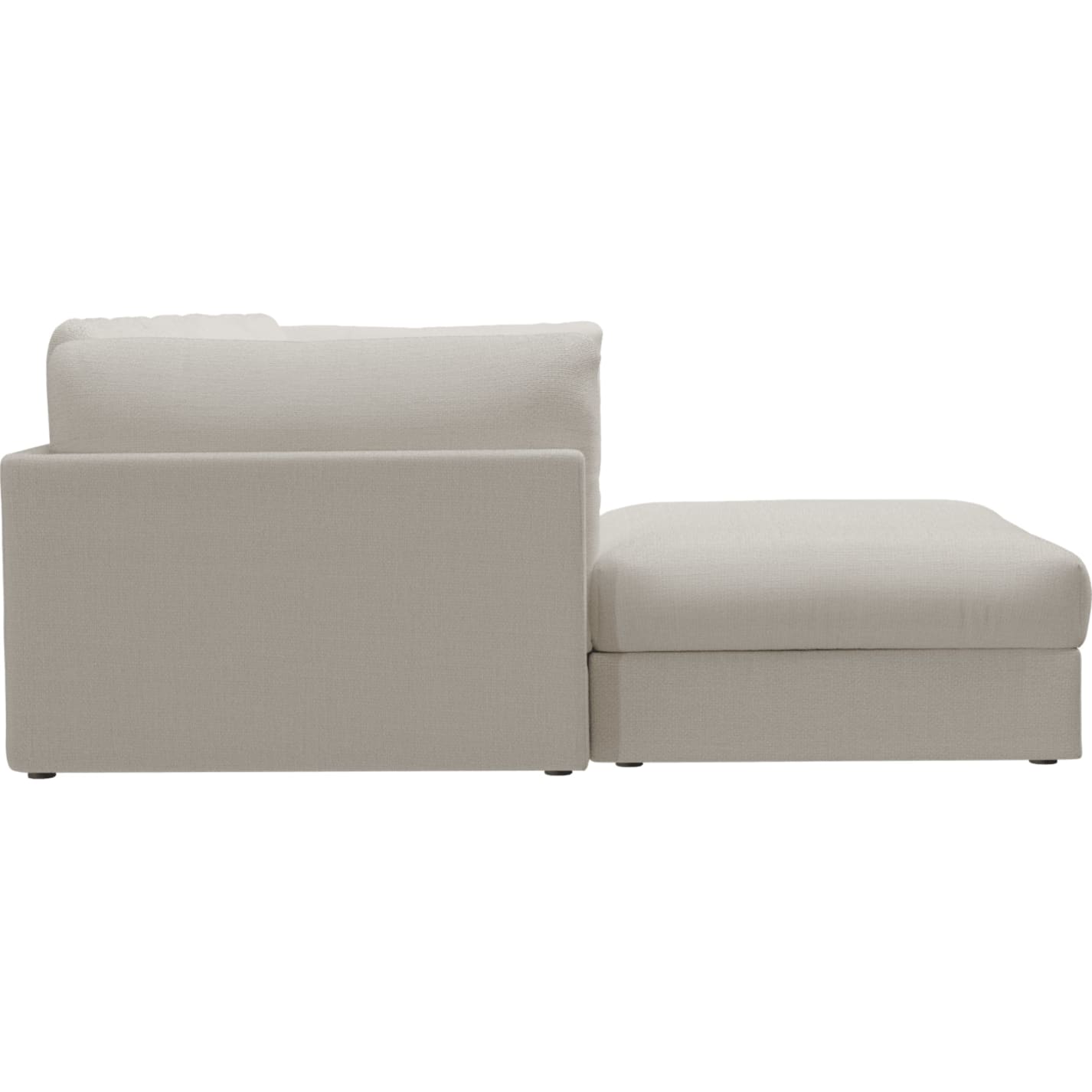 Finley Tribute Ice Modular Sofa - 3 Seater and Ottoman color Tribute Ice