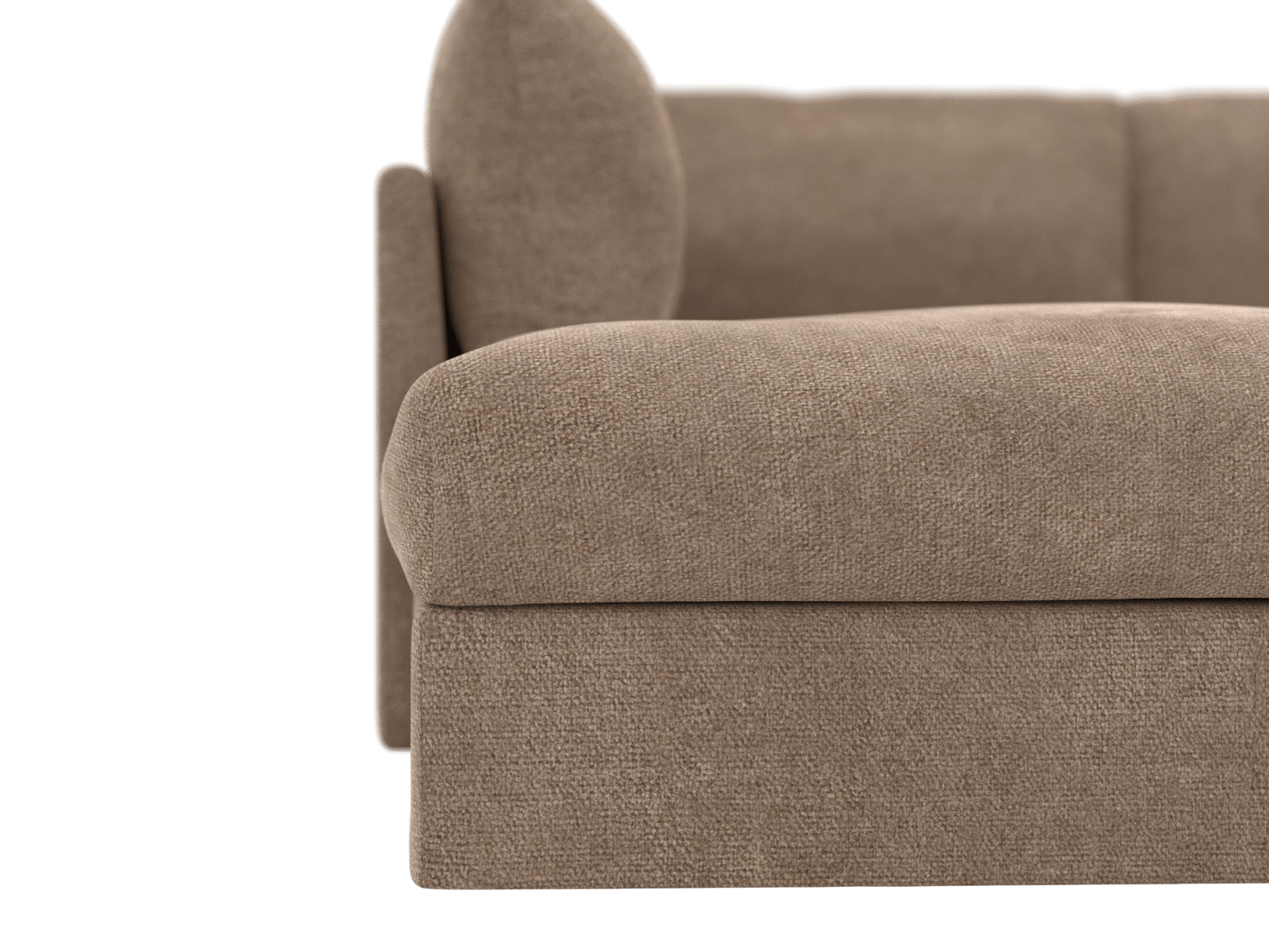 Finley Tribute Walnut Modular Sofa - 5 Seater LAF Terminal color Tribute Walnut