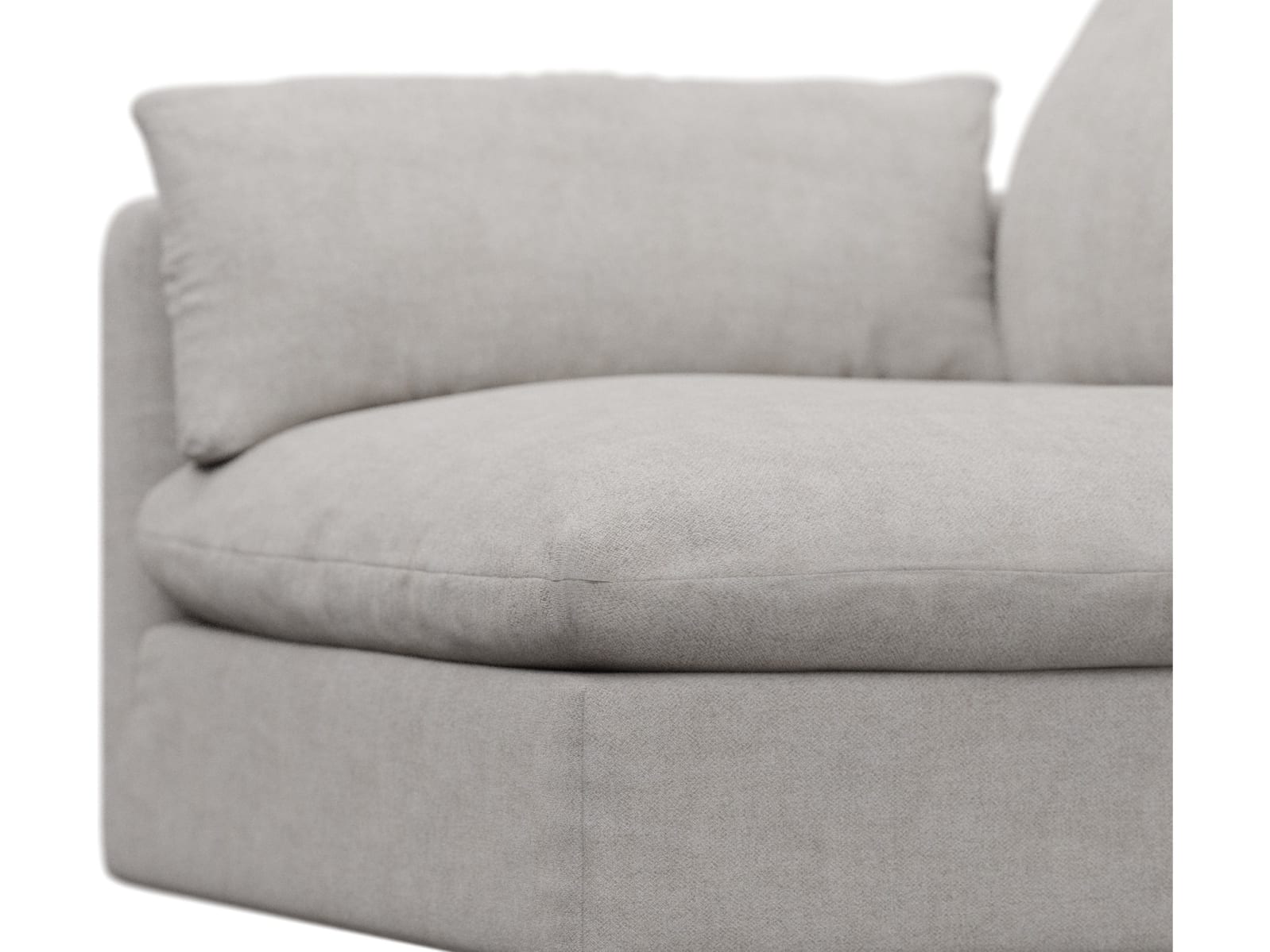 Willow Avon Mineral 1 Seat Left Arm Facing Sofa Module color Avon Mineral