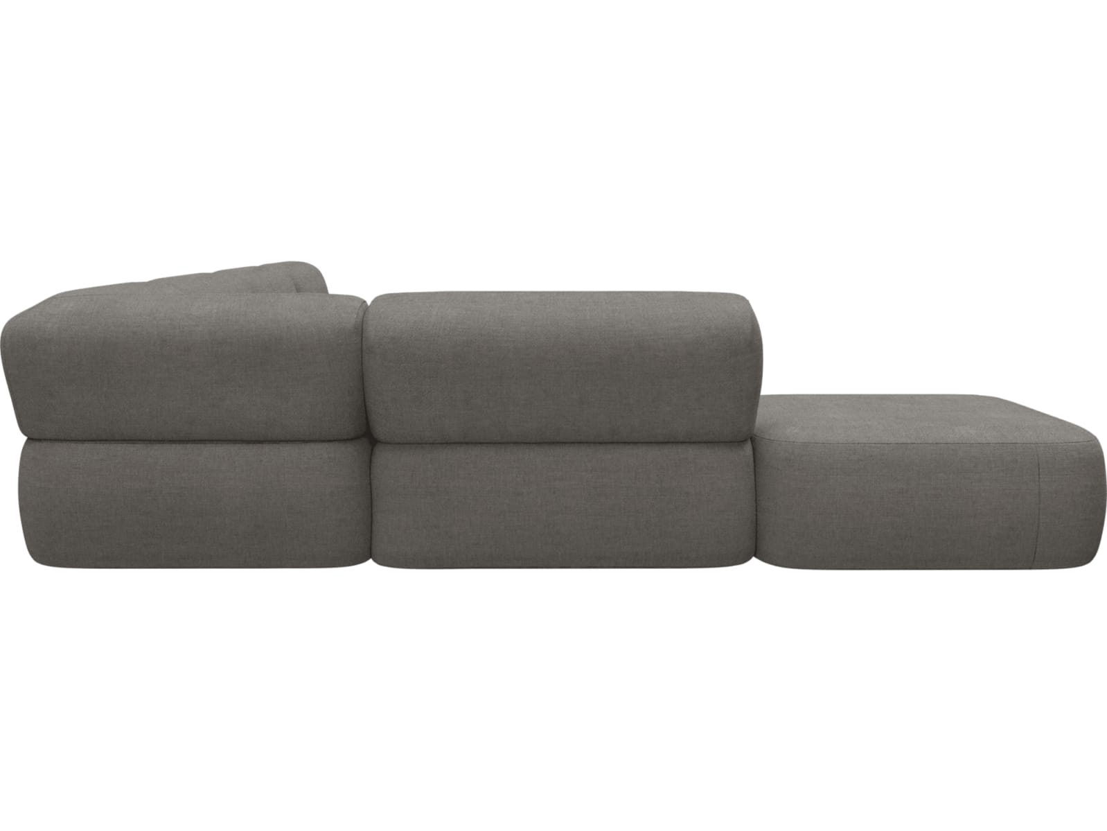 Beckett Isla Soft Grey Modular Sofa - 7 Piece color Isla Soft Grey