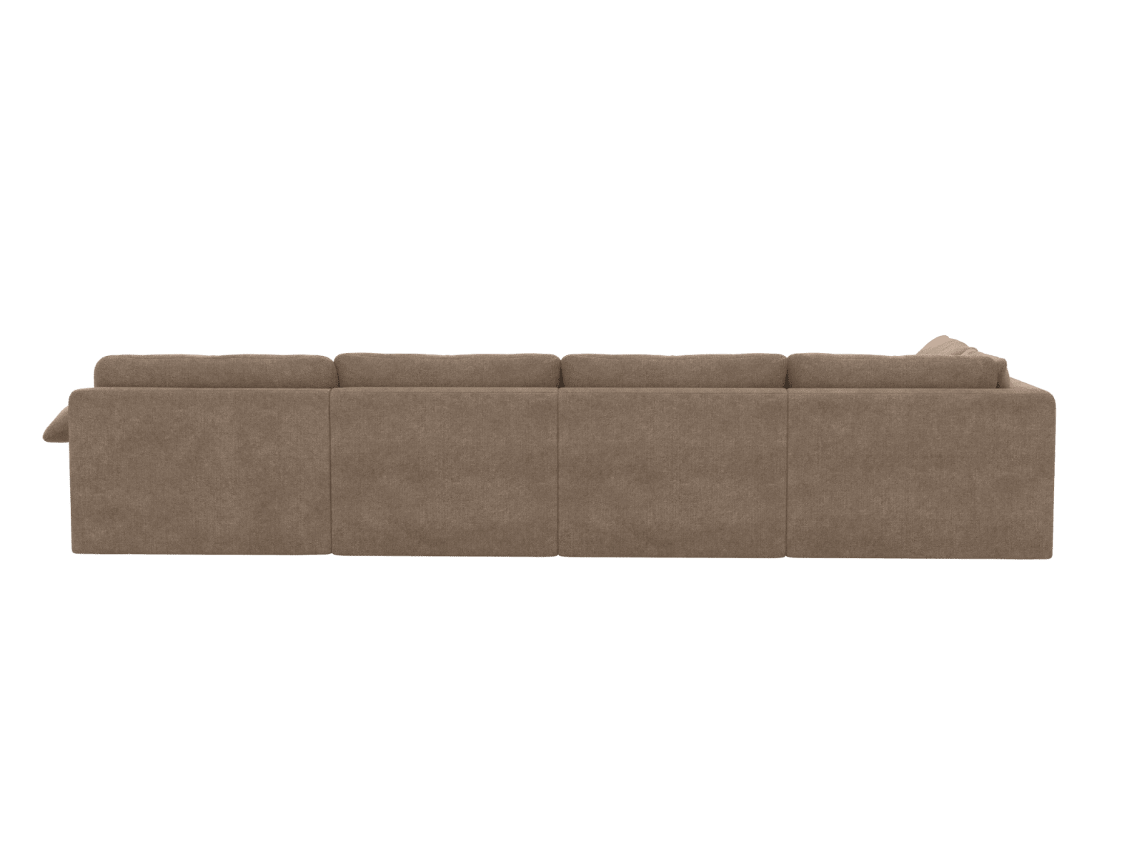 Ludlow Tribute Walnut Modular Sofa LAF Terminal - 6 Seater color Tribute Walnut