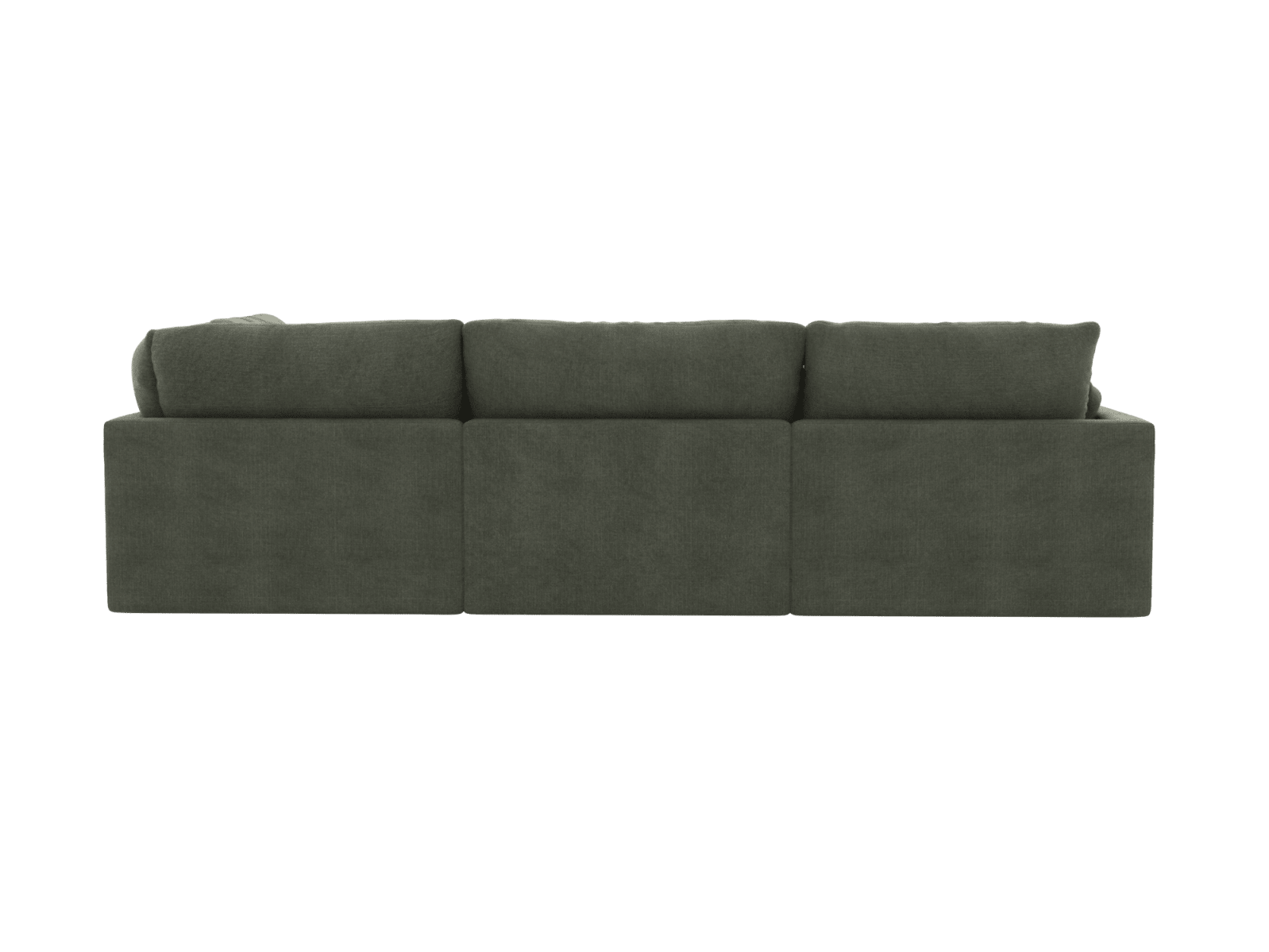 Willow Tribute Dark Jade Corner Sofa - 4 Seater RAF Terminal color Tribute Dark Jade