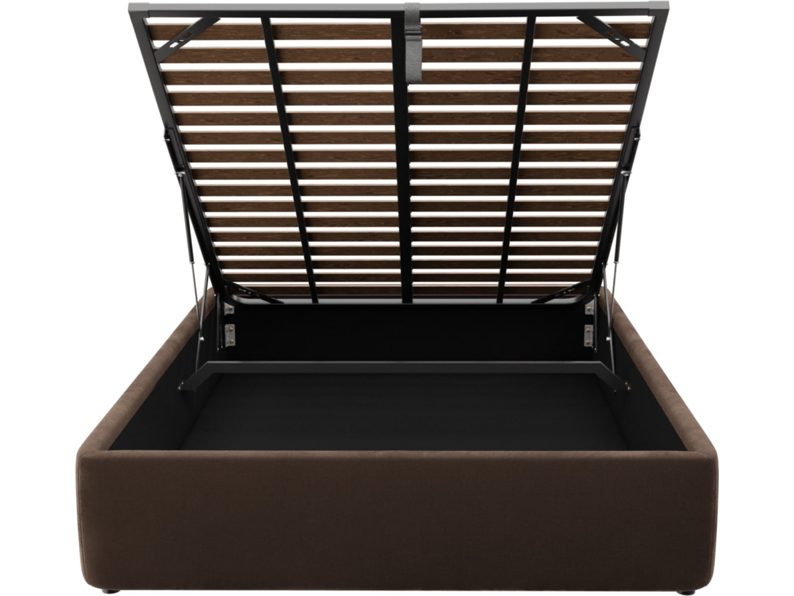 Leo Gas Lift Bed Base Muse Chocolate color Muse Chocolate