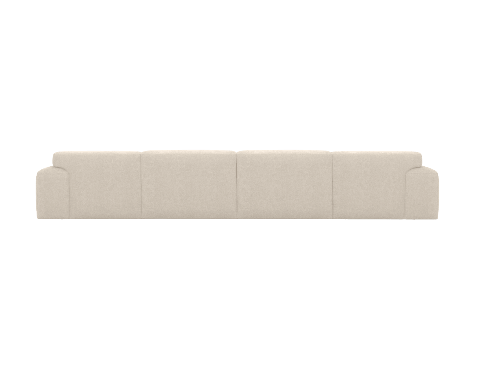Copenhagen Tribute Shell Chaise Sofa - 4 Seater color Tribute Shell