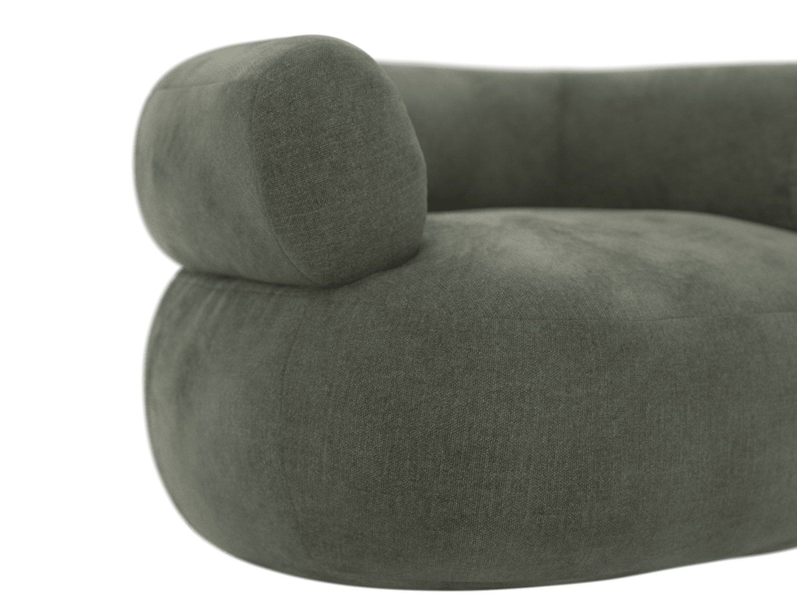 Colette Tribute Dark Jade Swivel Armchair color Tribute Dark Jade