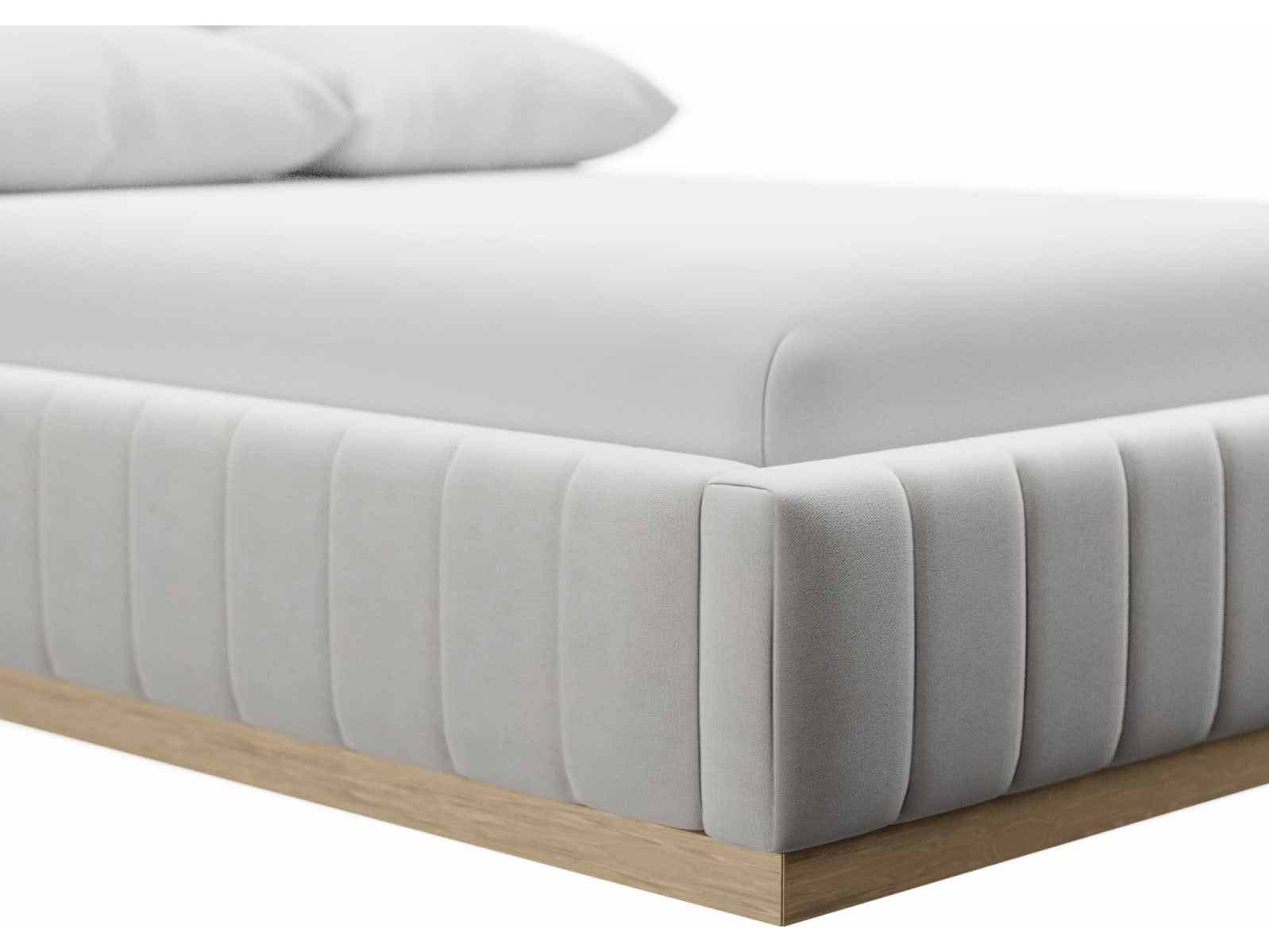 Brentwood Gas Lift Bed Muse Frost color Muse Frost