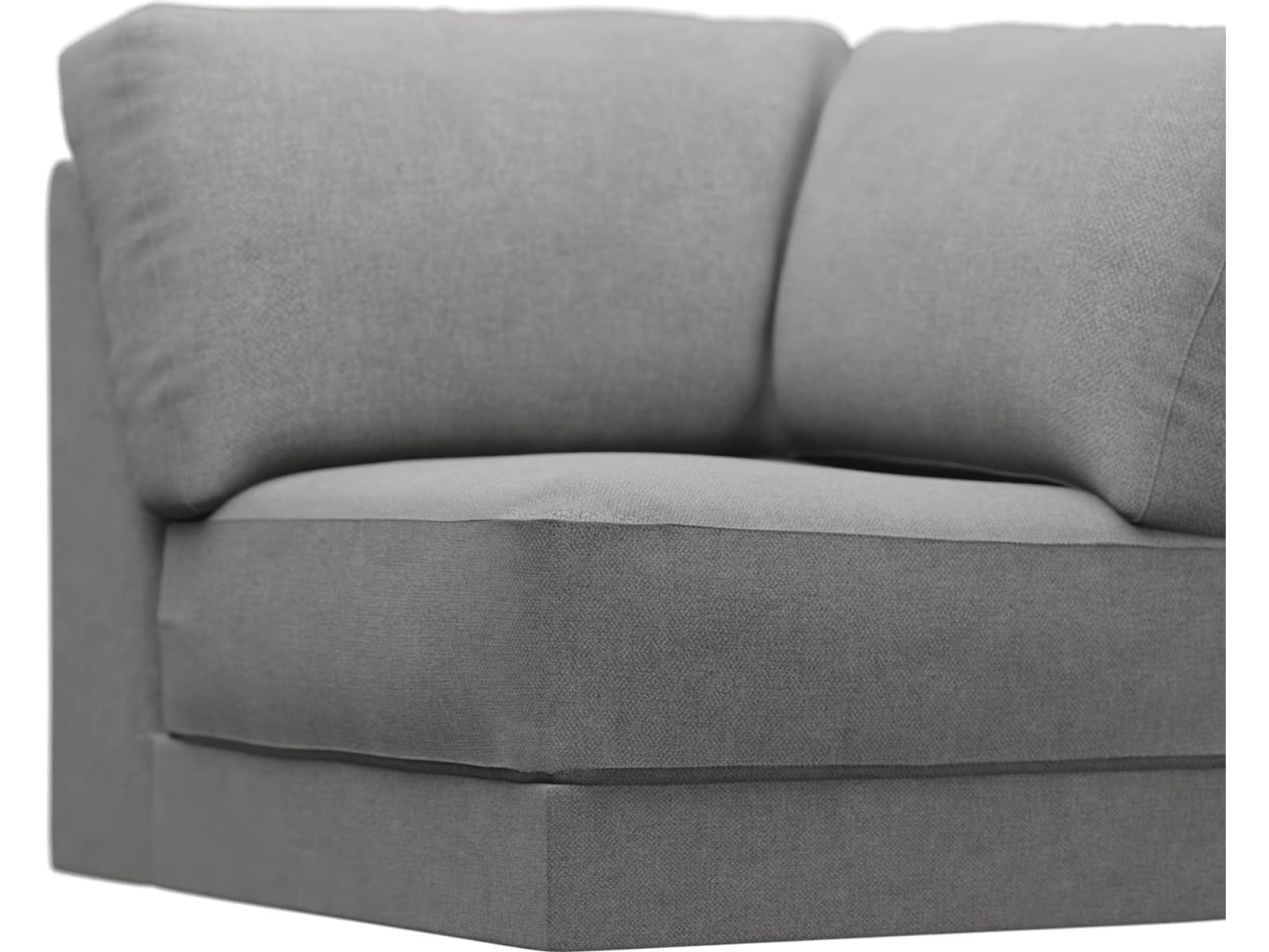 Monica California Slate Corner Sofa Chair Module color California Slate