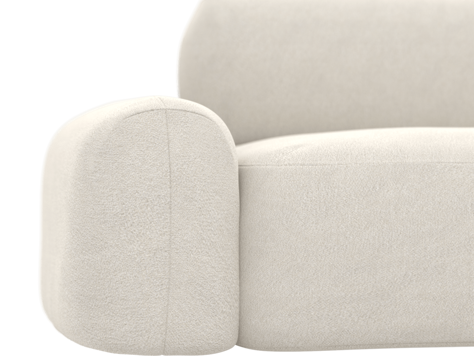 Beckett California Ivory Modular Sofa - 6 Seater color California Ivory